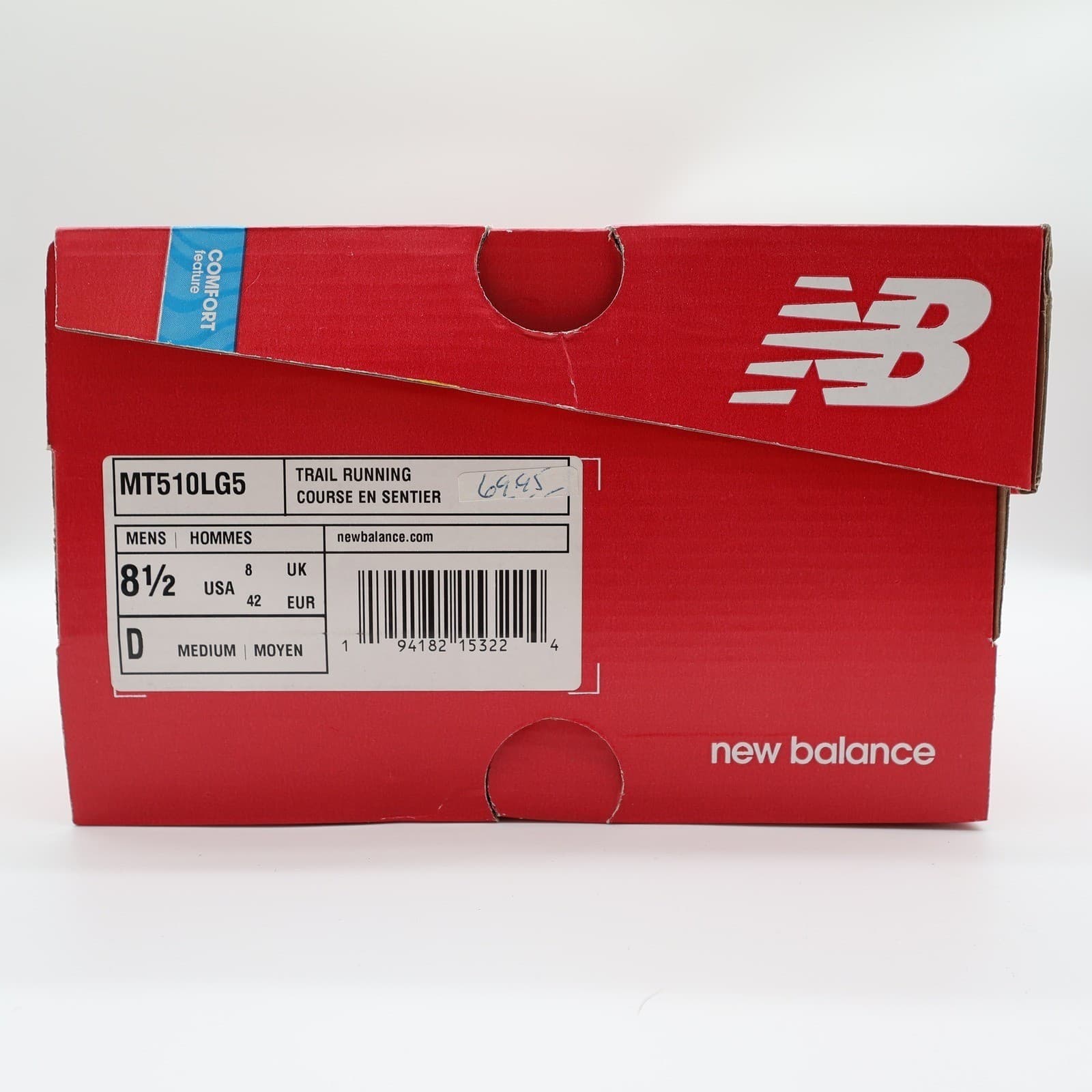 New Balance Trail Running Shoes Mens 8.5 Grey MT510LG5 All Terrain Sneakers - Thumbnail 7