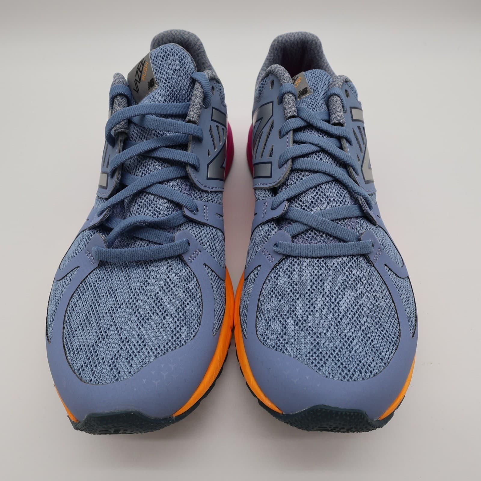 New Balance Vazee Rush Running Shoes Womens 10 Blue Orange Mesh Athletic WRUSHYP - Thumbnail 3
