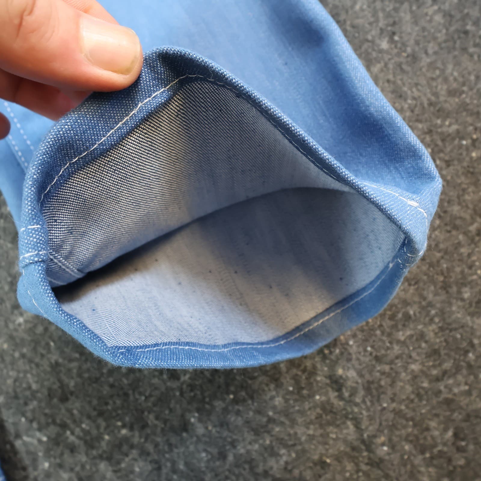 Key Jeans Boot Cut Stretch Denim Pants Mens 32 Blue Cotton Poly Vintage 70s 80s - Thumbnail 16