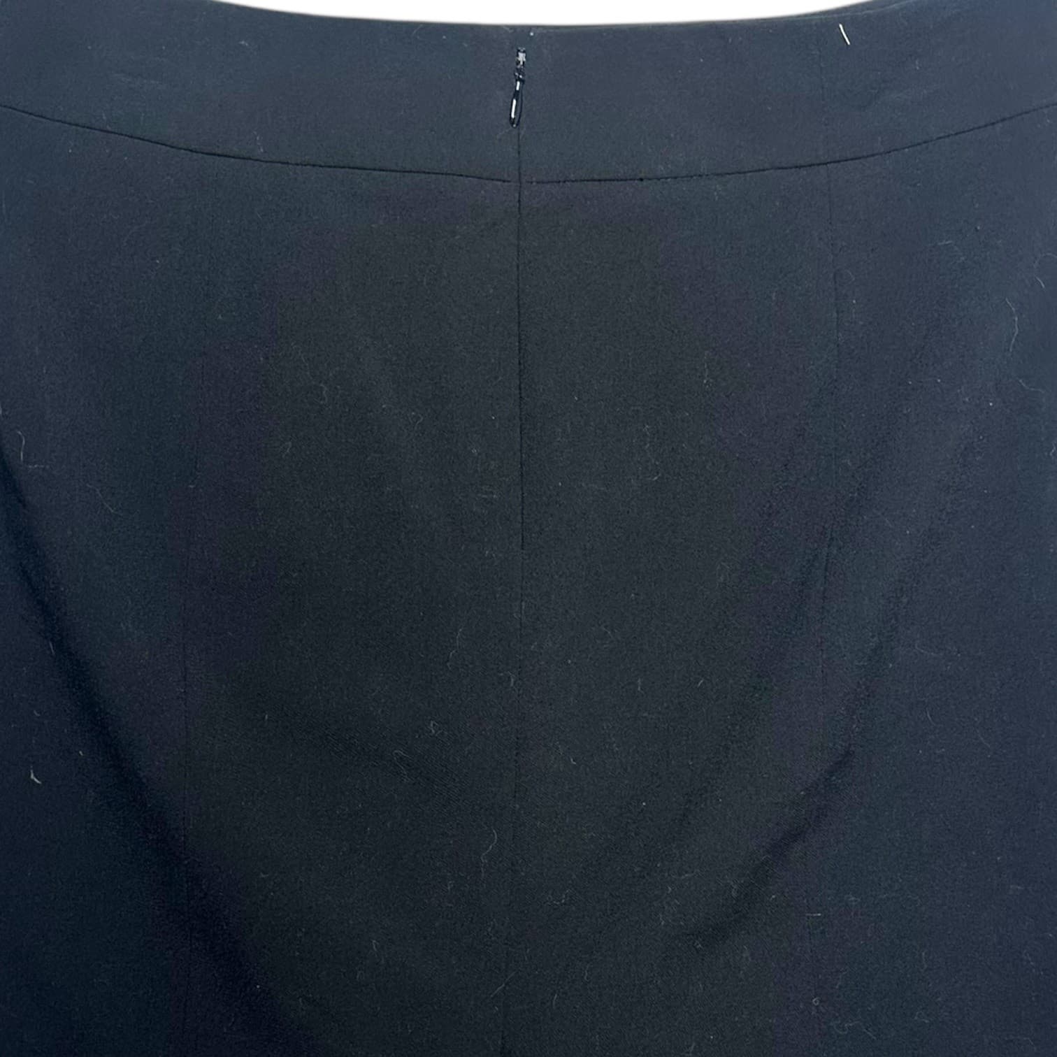 Calvin Klein Black Pencil Skirt Business Career Office Size 4 - Thumbnail 4