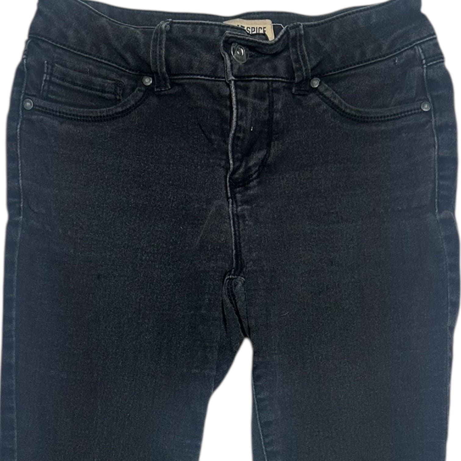 Blue Spice Womens Size 3 Black Wash Skinny Jeans Denim Pants - Thumbnail 3