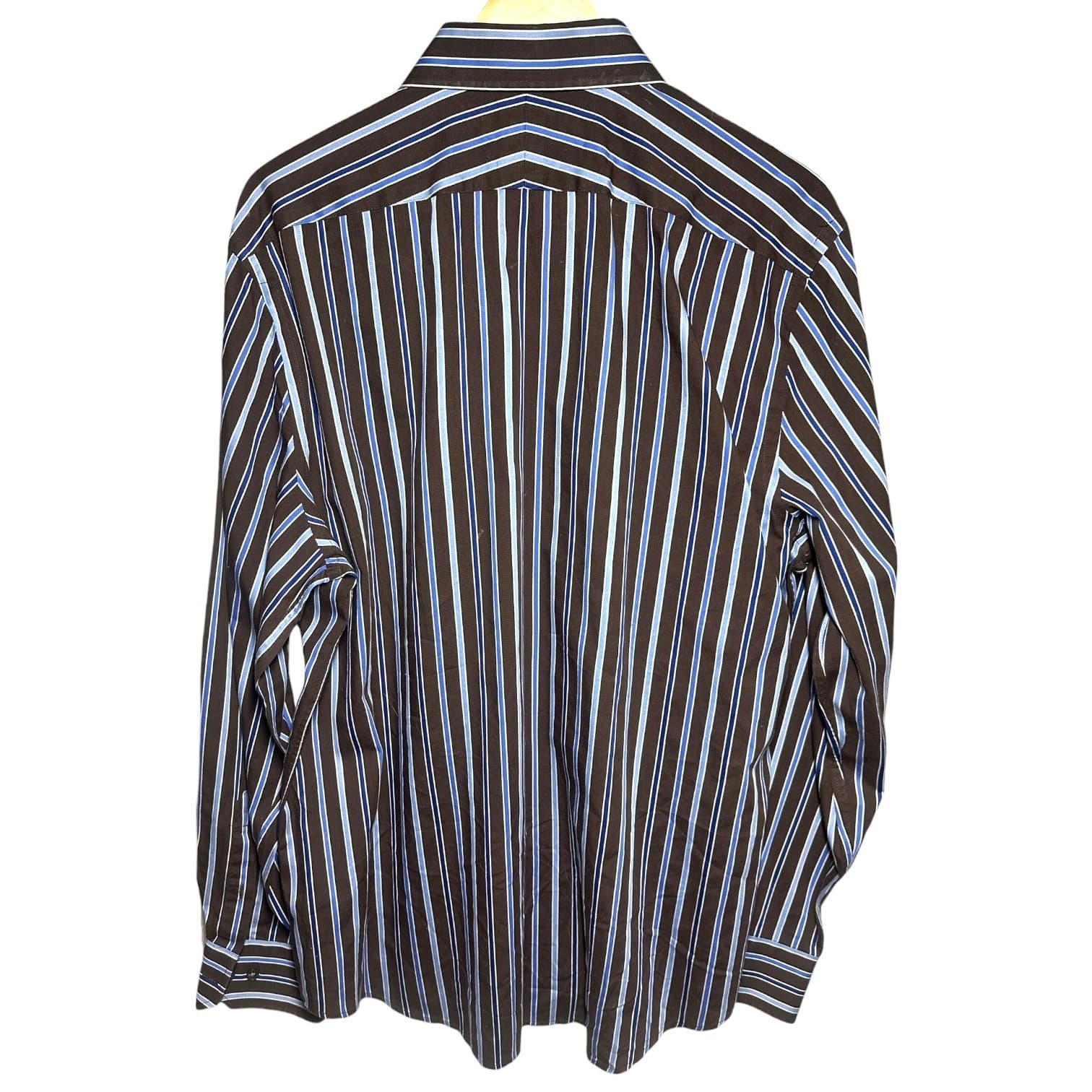 Express Design Studio Men's XL Modern Fit Premium Woven Cotton Dress Shirt - Thumbnail 5