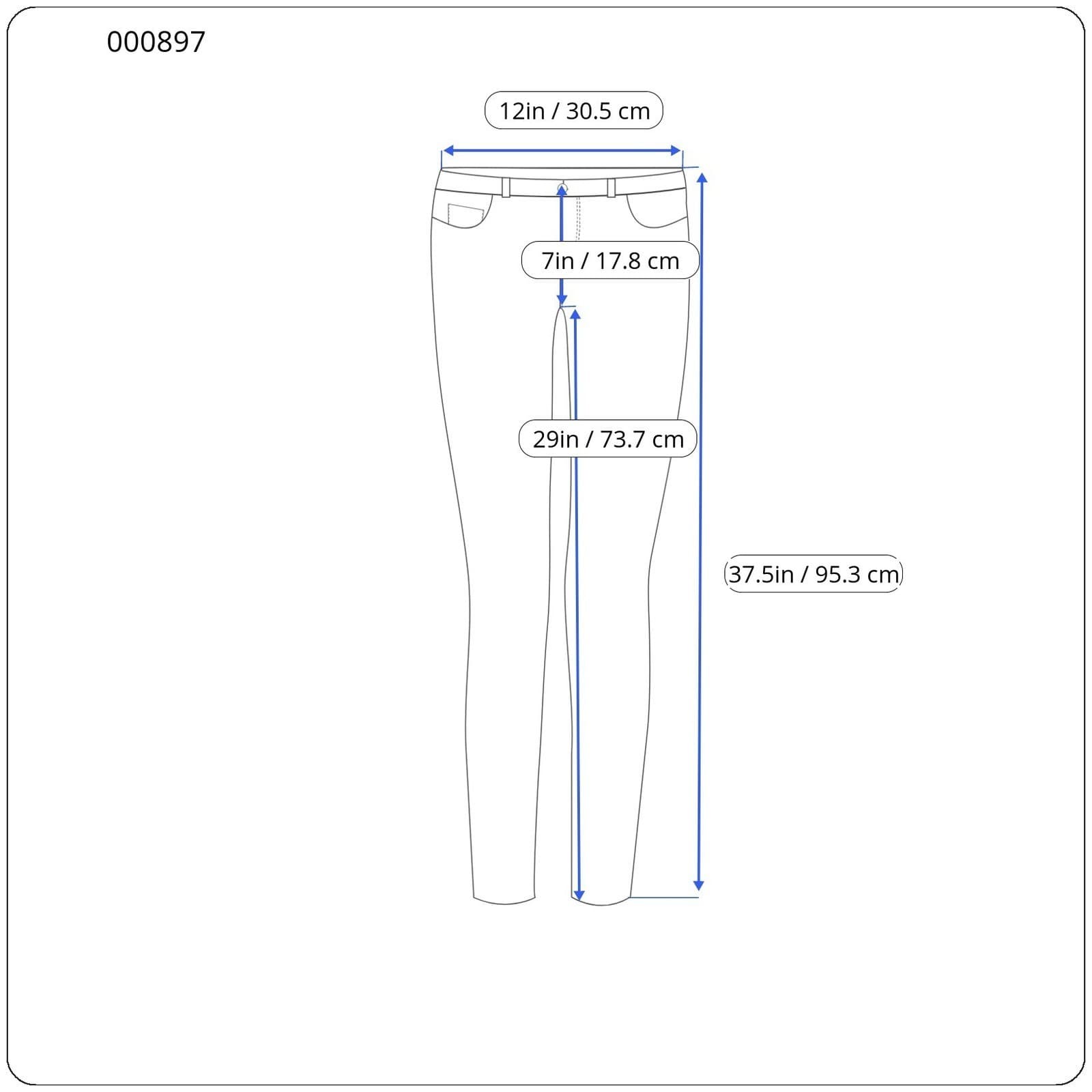 Blue Spice Womens Size 3 Black Wash Skinny Jeans Denim Pants - Thumbnail 6