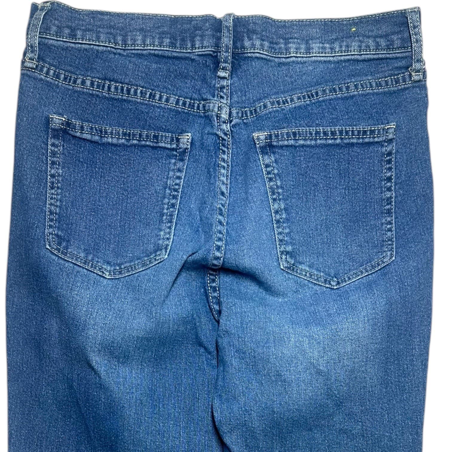 Circus NY Women Blue Denim High Rise Straight Leg Jeans Size 29 - Thumbnail 4