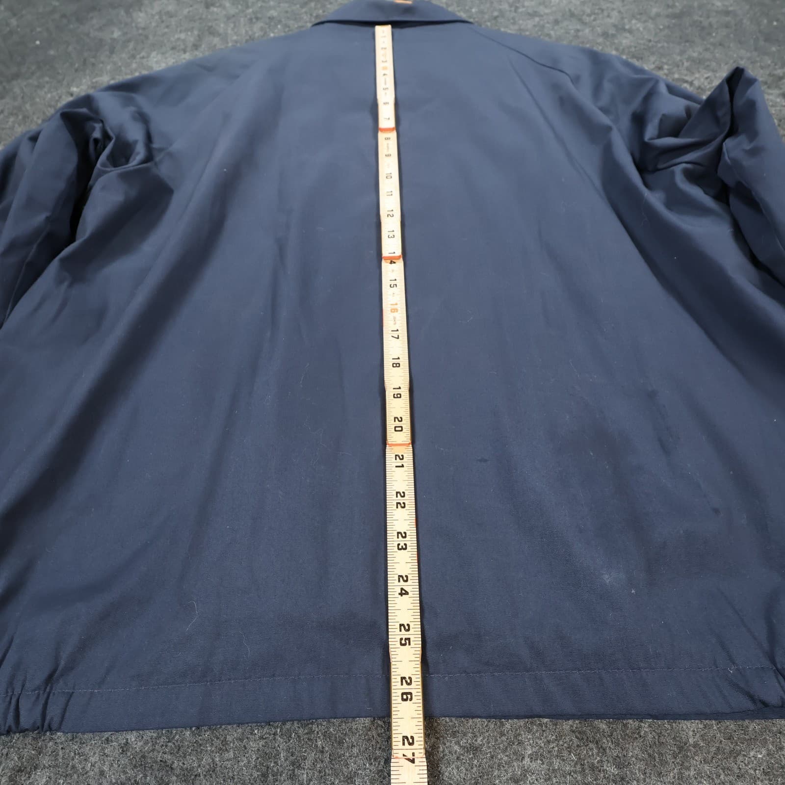 Oakbrook Sportswear Harrington Jacket Mens 46 Long Navy Blue Perma-Prest Vintage - Thumbnail 6
