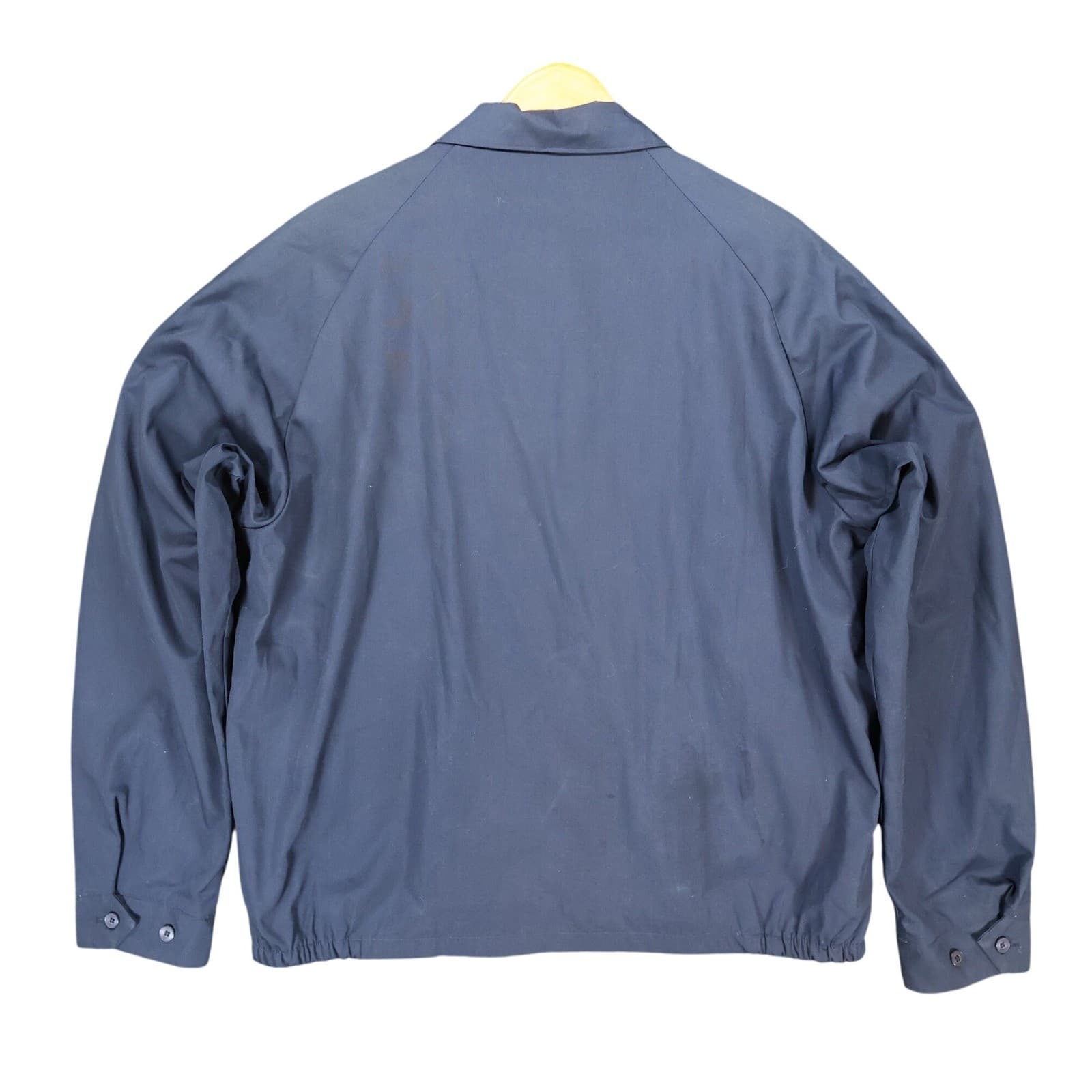 Oakbrook Sportswear Harrington Jacket Mens 46 Long Navy Blue Perma-Prest Vintage - Thumbnail 3
