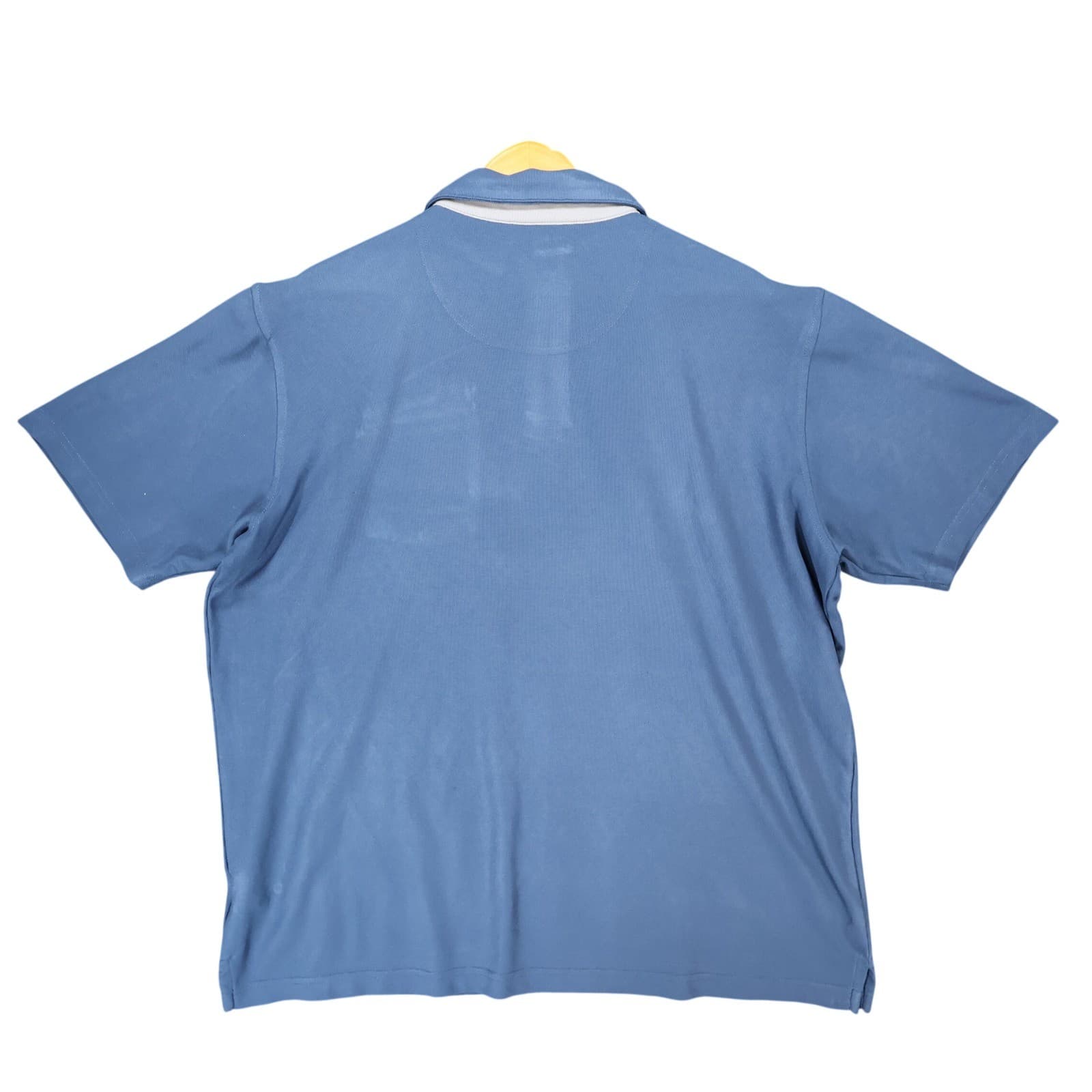 Pebble Beach Polo Shirt Mens XL Blue Polyester Dry-Luxe Performance Golf Top - Thumbnail 2