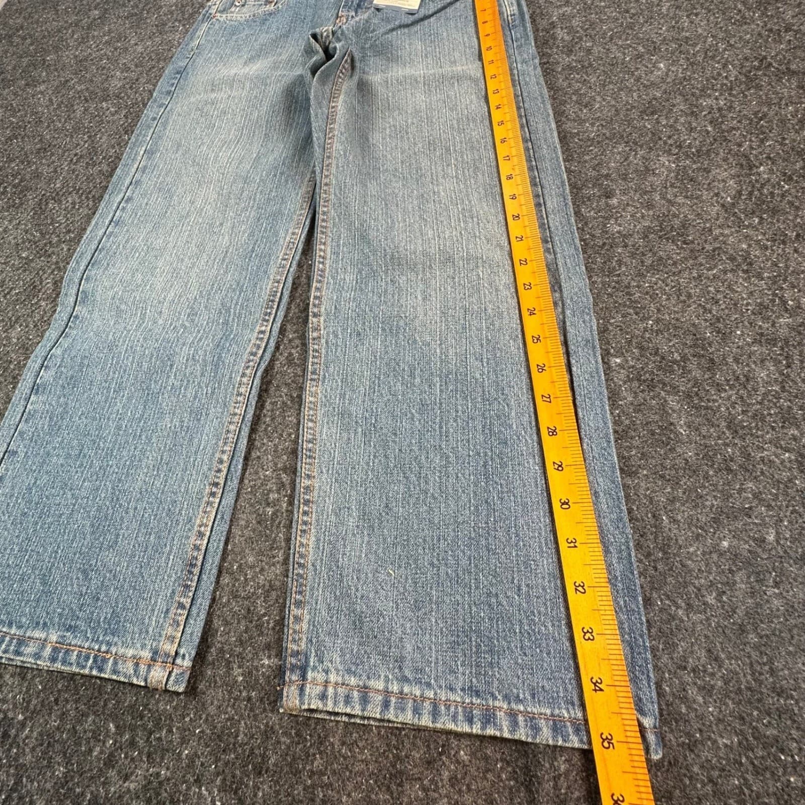Levi's 550 Relaxed Jeans Boys 8 Husky Blue Cotton Tapered New Old Stock - Thumbnail 3
