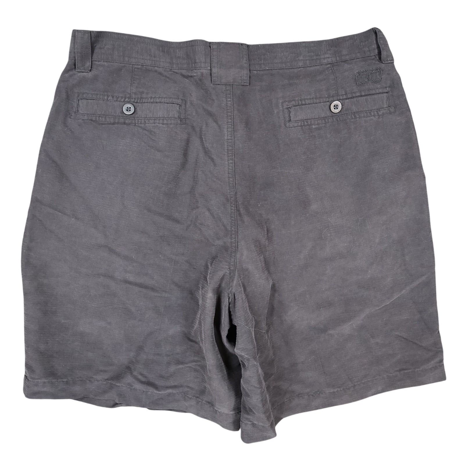 The Havanera Co Shorts Mens 34 Black Rayon Polyester Pleated Casual Tropical - Thumbnail 2