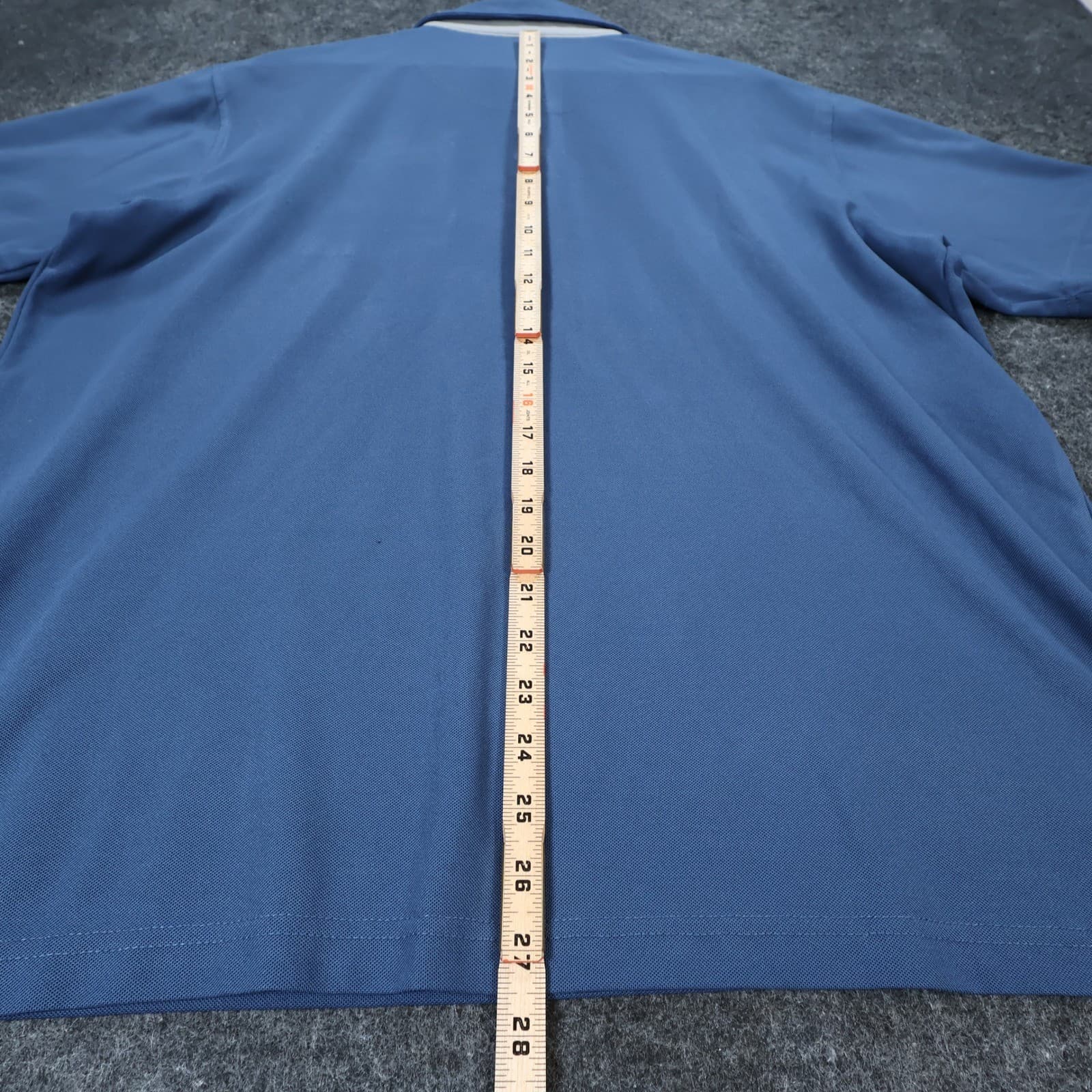 Pebble Beach Polo Shirt Mens XL Blue Polyester Dry-Luxe Performance Golf Top - Thumbnail 5