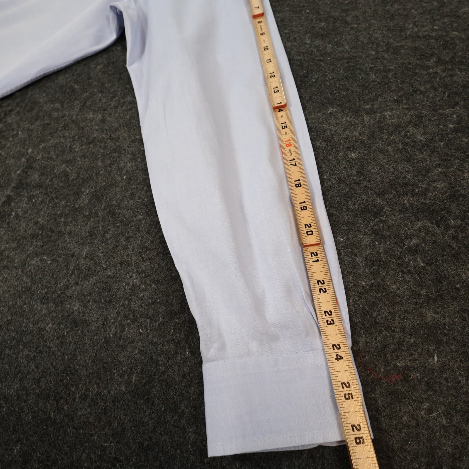 Ralph Lauren Button Down Mens 15.5 34/35 Light Blue Cotton Classic Fit Oxford - Thumbnail 4