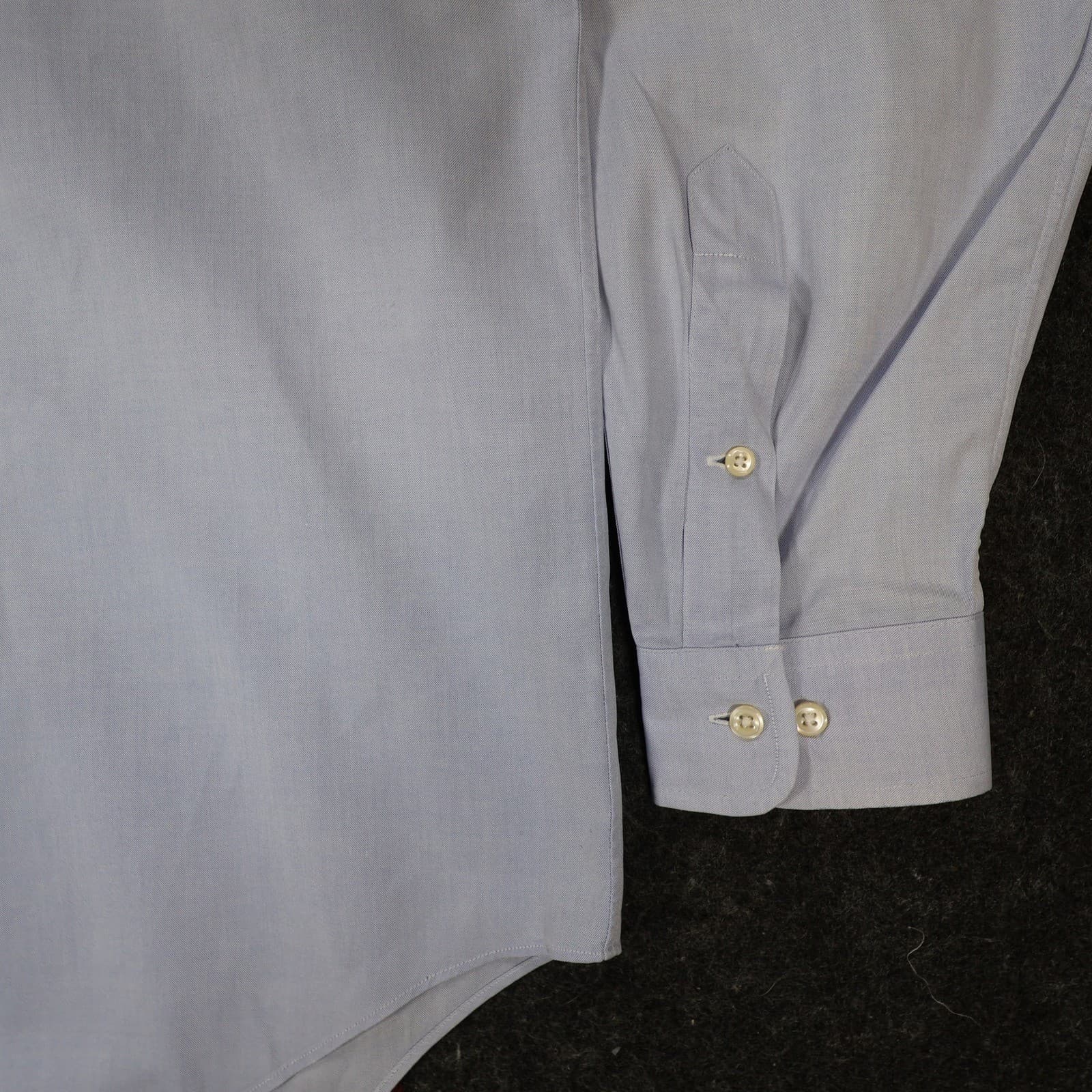 Ralph Lauren Button Down Mens 15.5 34/35 Light Blue Cotton Classic Fit Oxford - Thumbnail 11