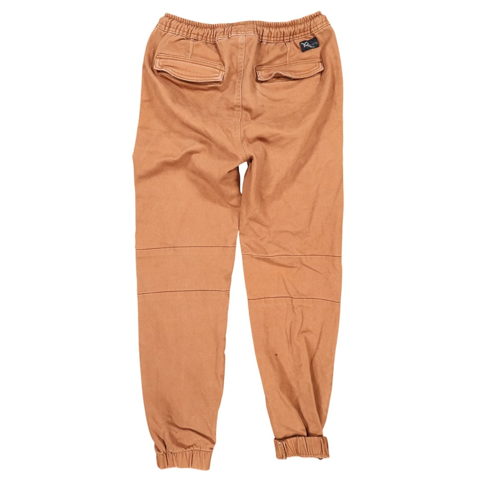 Rocawear Cargo Jogger Pants Boys L 14/16 Brown Cotton Stretch Utility Streetwear - Thumbnail 2