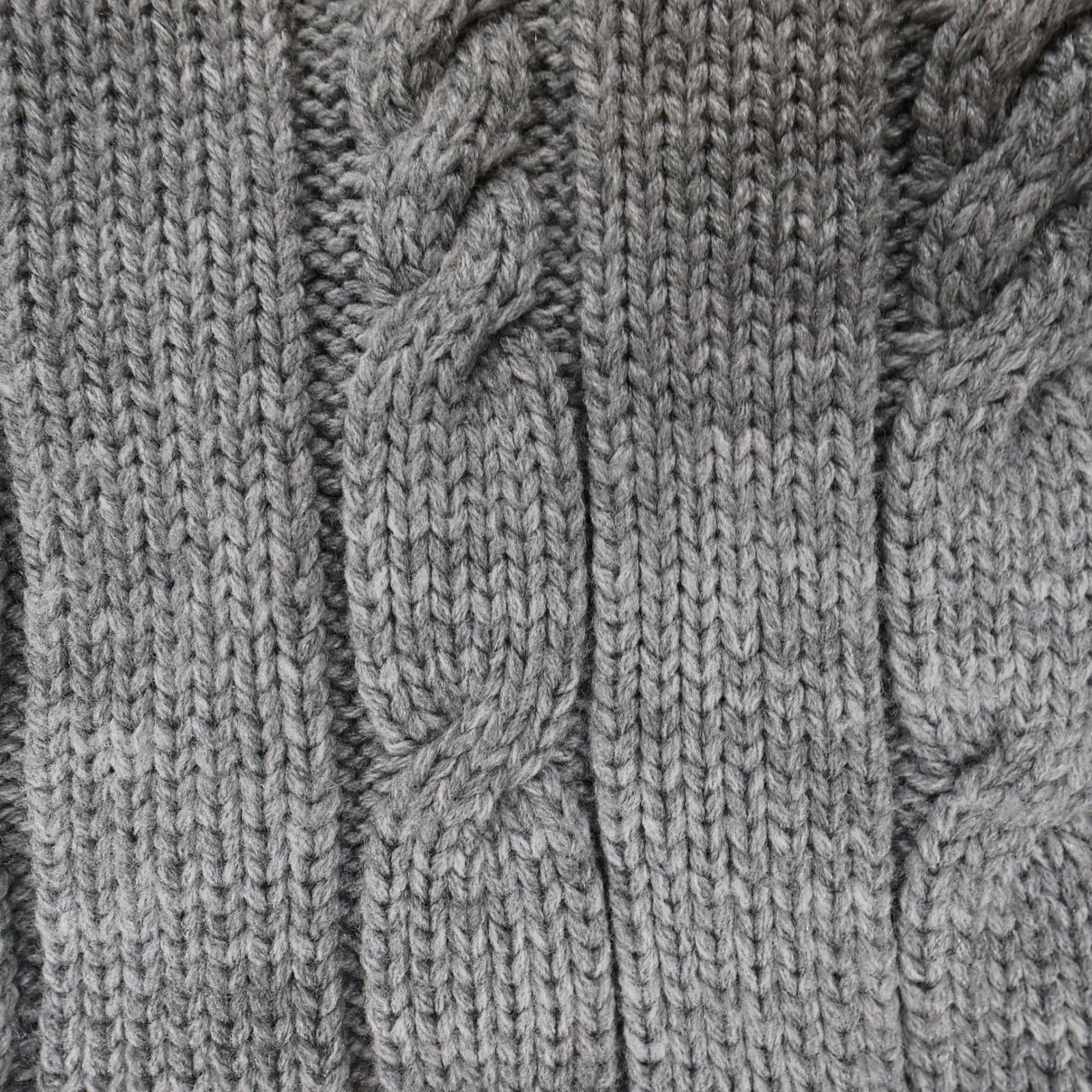 Towncraft Cardigan Sweater Mens XL Vintage Gray Cable Knit Button Front Classic - Thumbnail 11