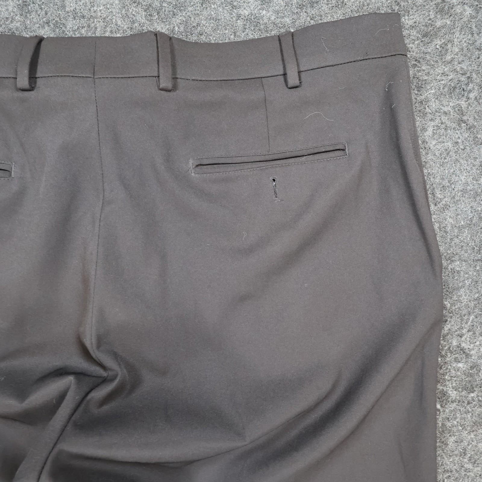 Hart Schaffner Marx Dress Pants Mens 40x32 Black Polyester State Street Slacks - Thumbnail 11