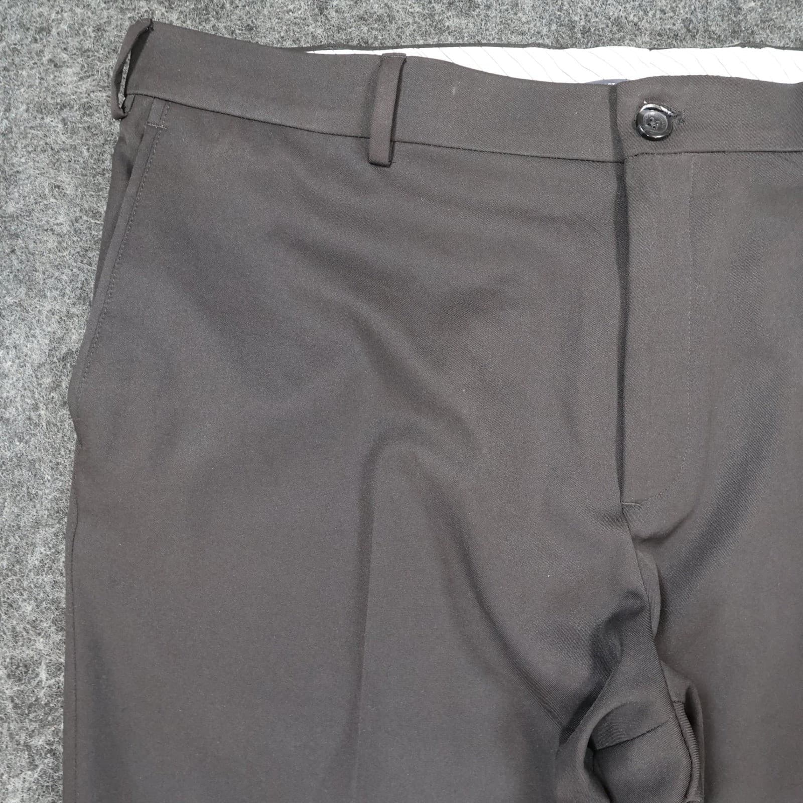 Hart Schaffner Marx Dress Pants Mens 40x32 Black Polyester State Street Slacks - Thumbnail 10