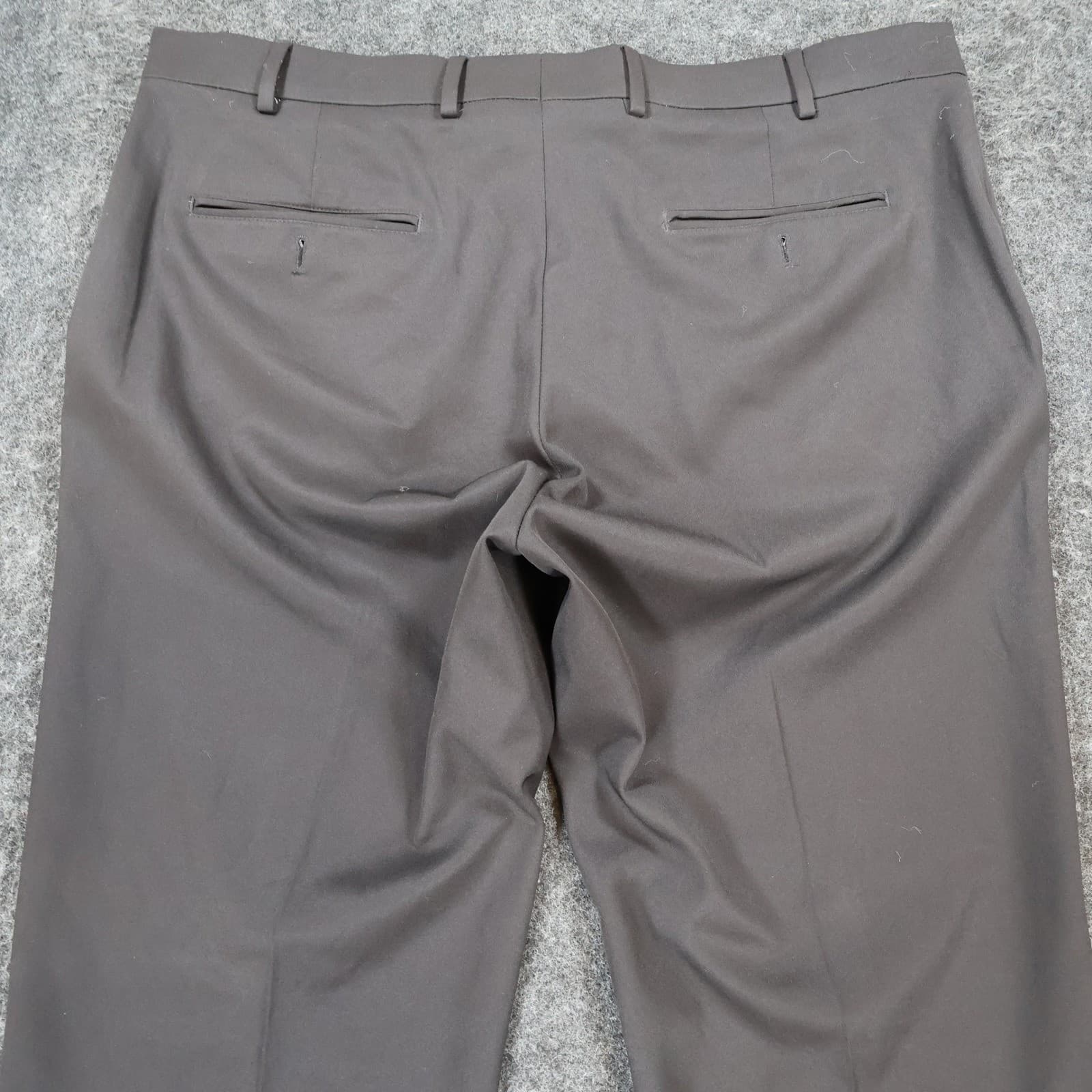 Hart Schaffner Marx Dress Pants Mens 40x32 Black Polyester State Street Slacks - Thumbnail 9