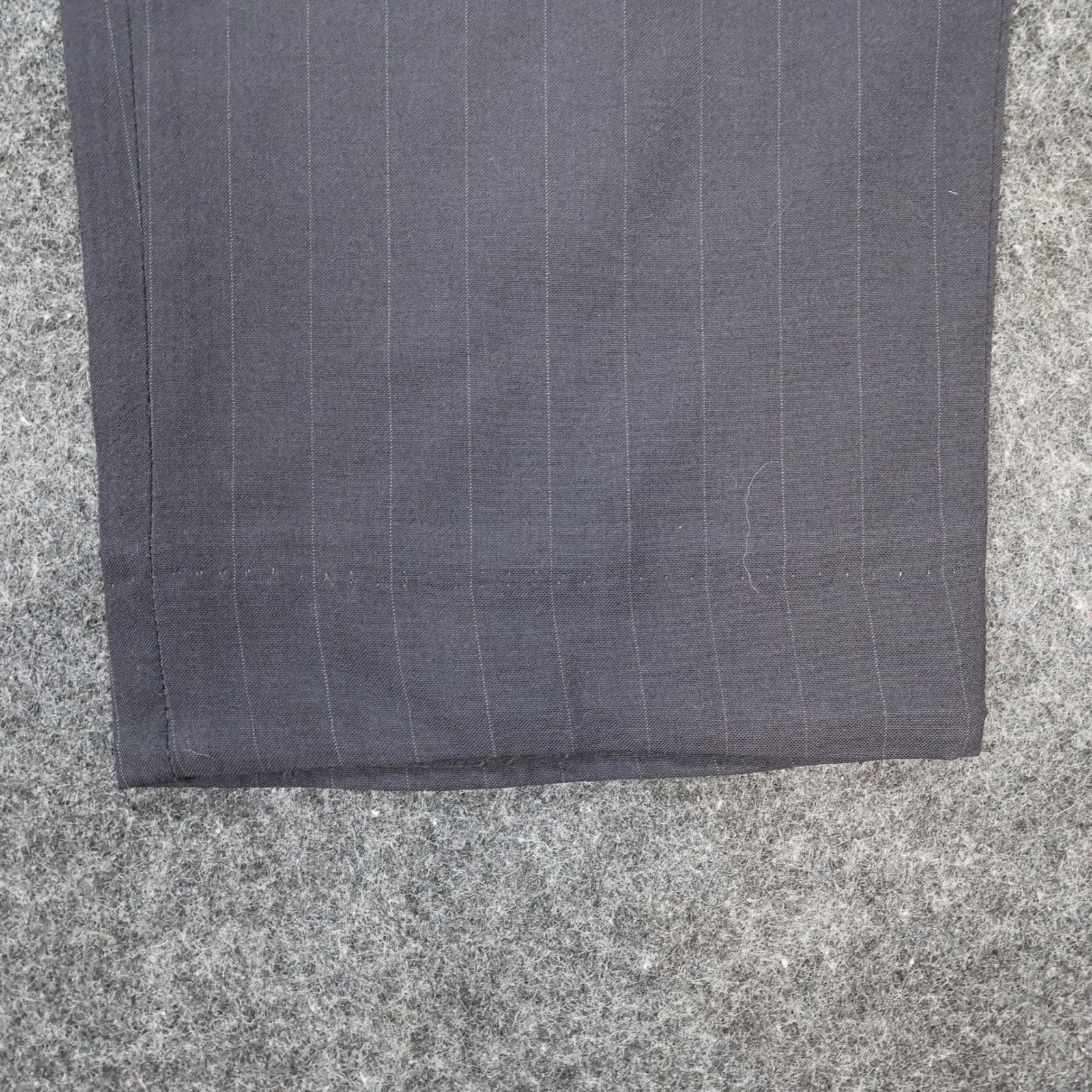 Jos. A. Bank Dress Pants Mens 34x27 Gray Wool Pinstripe Straight Trousers - Thumbnail 13