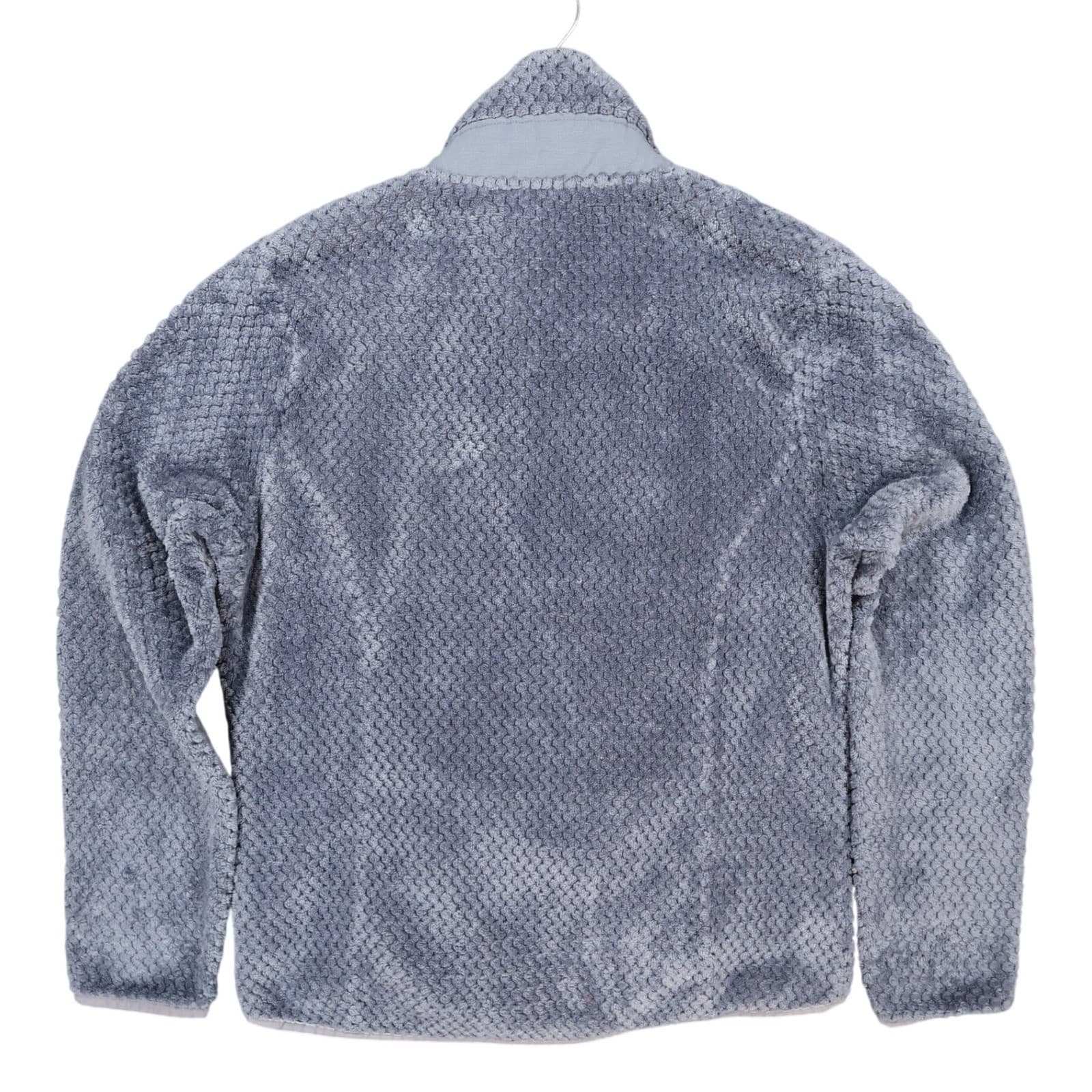 Eddie Bauer Fleece Pullover Womens Small Blue Polyester Snap Neck Honeycomb Cozy - Thumbnail 2