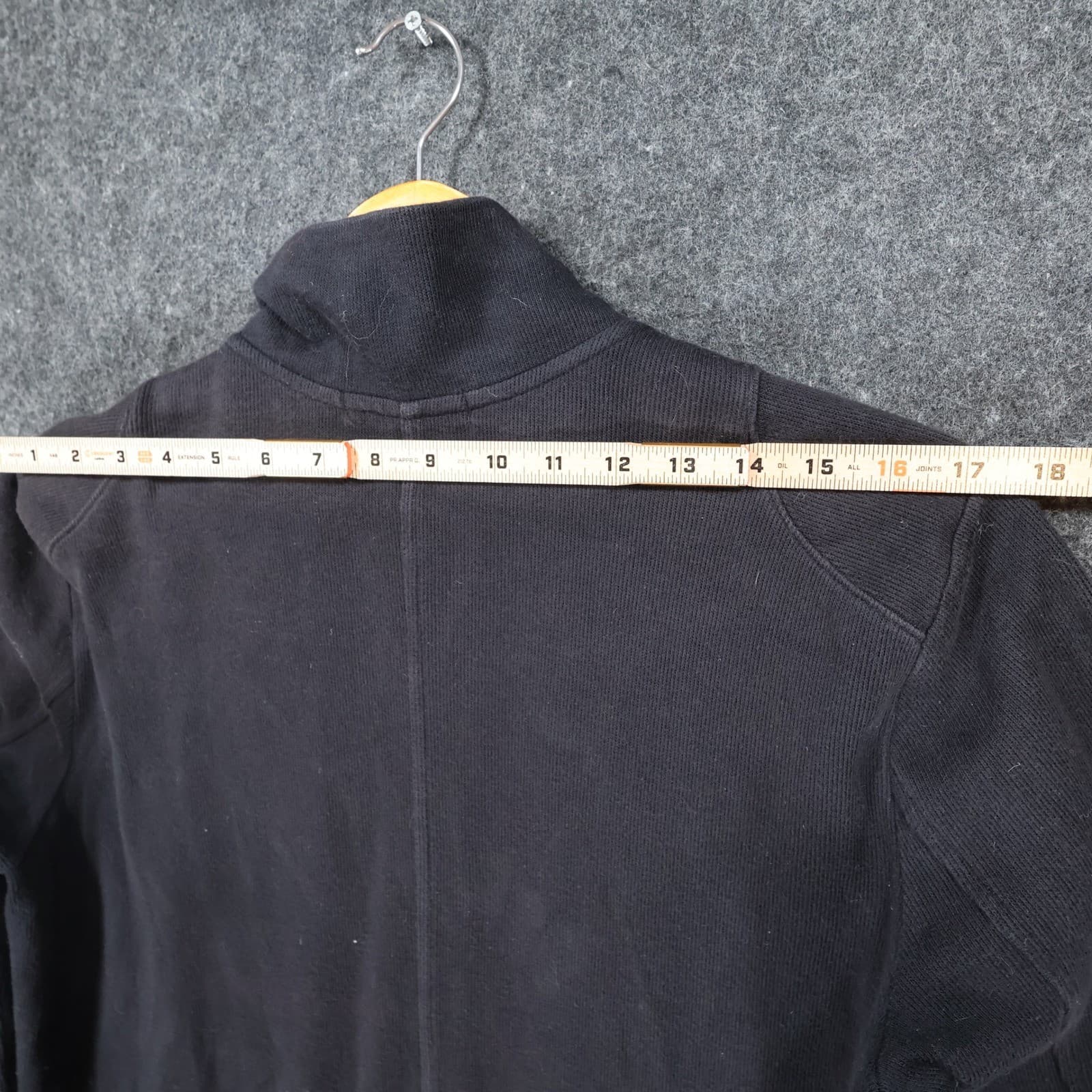 Lauren Ralph Lauren Jacket Womens XL Black Cotton Full Zip Utility Field Coat - Thumbnail 7