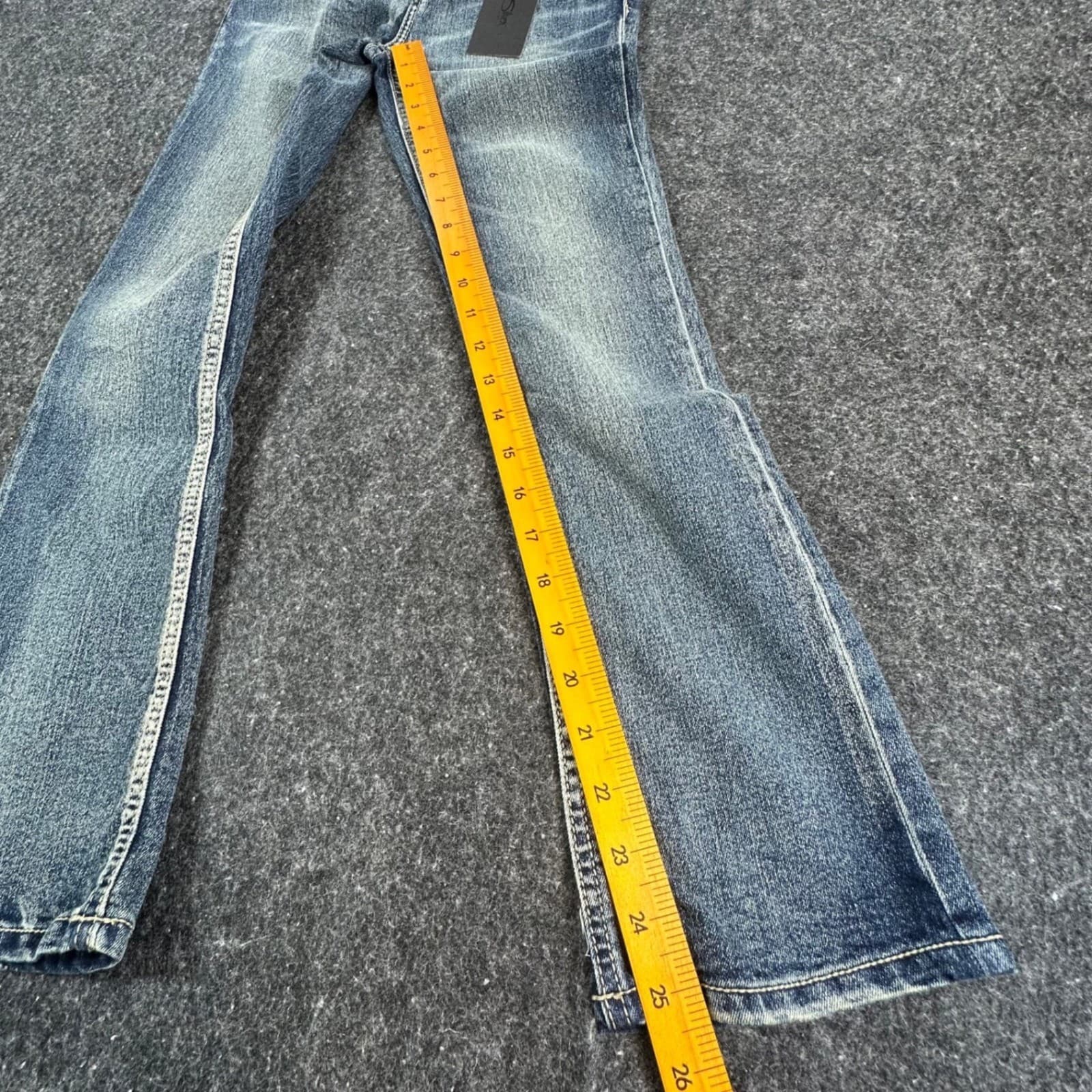 Silver Jeans Co Tammy Slim Bootcut Girls Size 10 Blue Denim Stretch Mid Rise NEW - Thumbnail 4