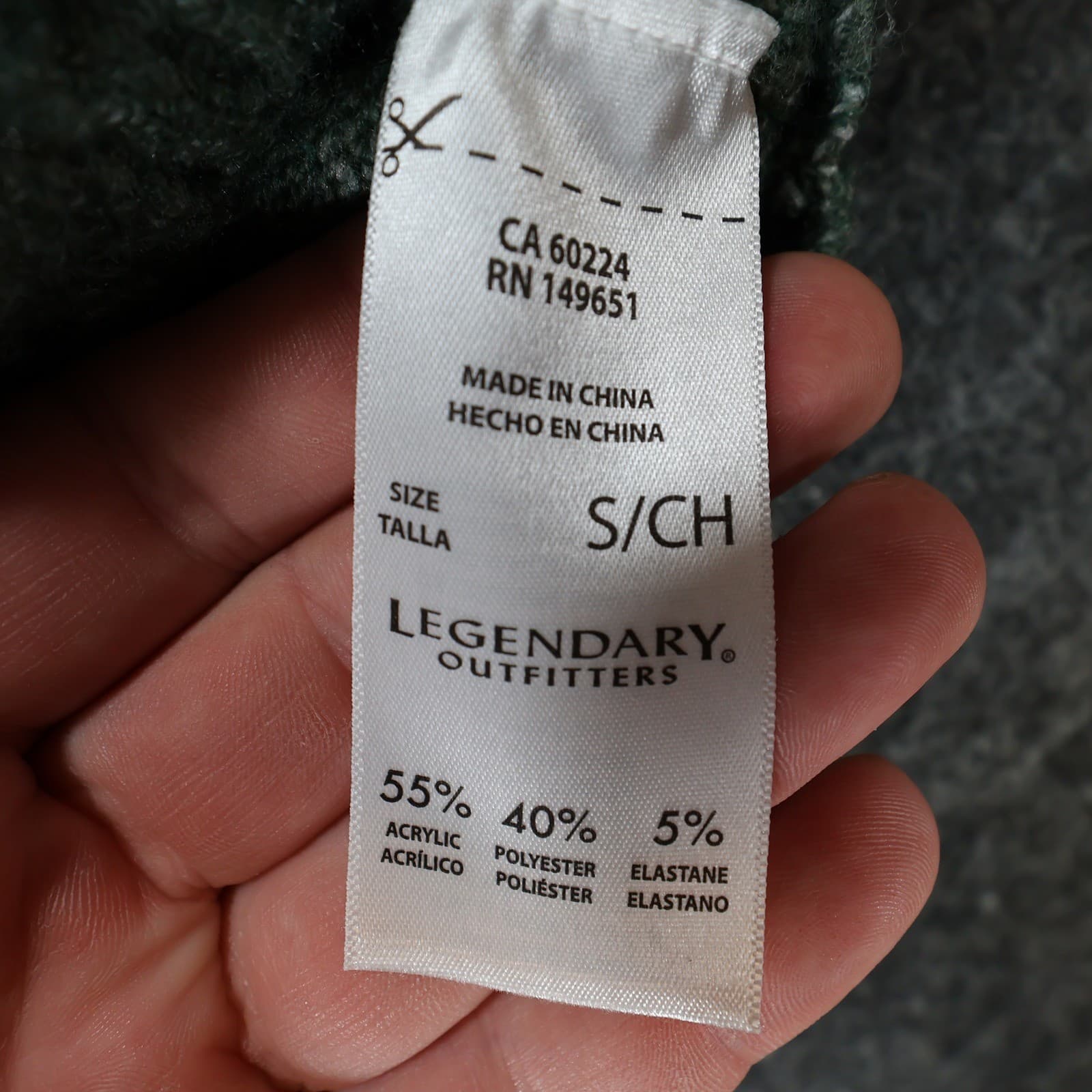Legendary Outfitters Sweater Womens Small Green Knit Relaxed Crewneck Pullover - Thumbnail 8