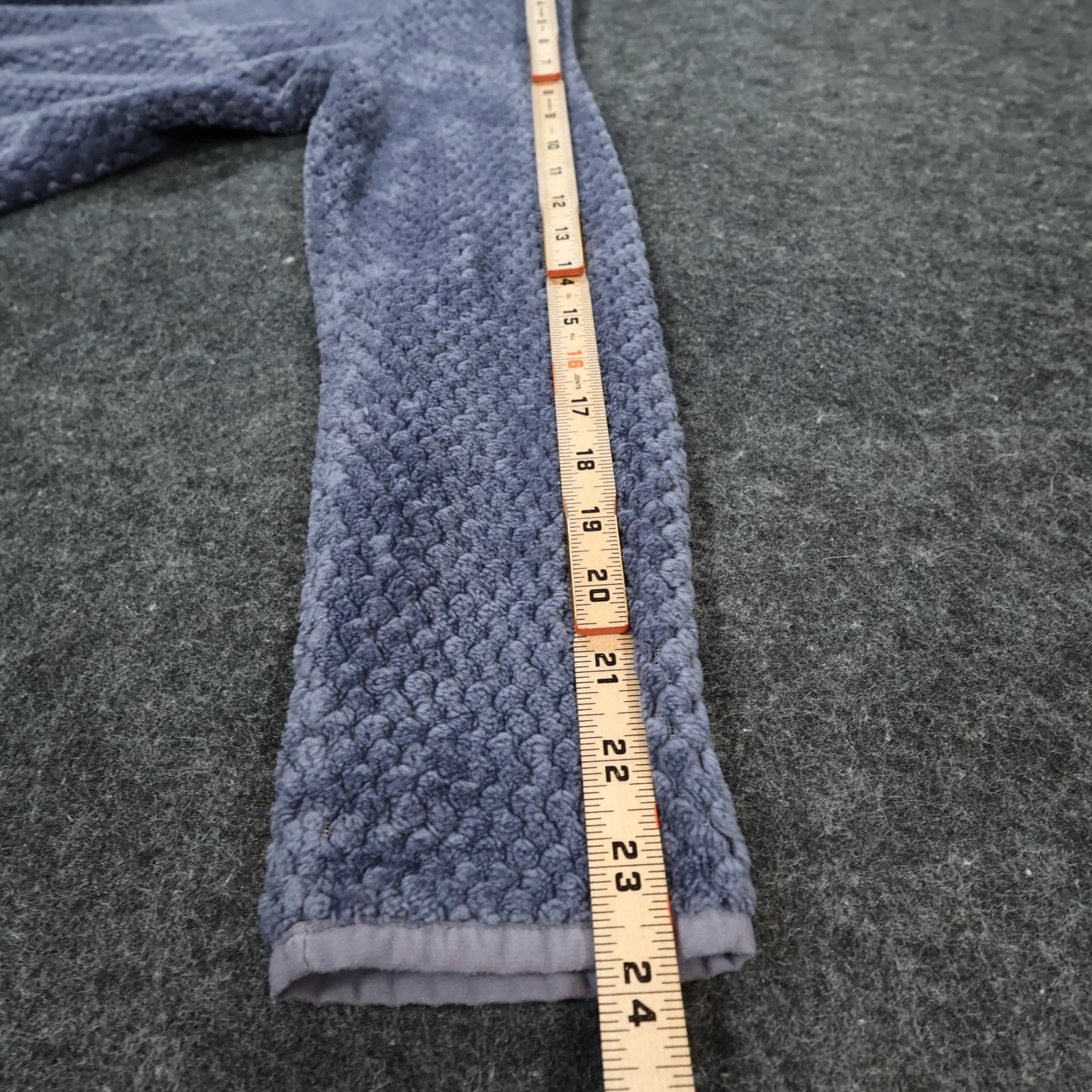 Eddie Bauer Fleece Pullover Womens Small Blue Polyester Snap Neck Honeycomb Cozy - Thumbnail 4
