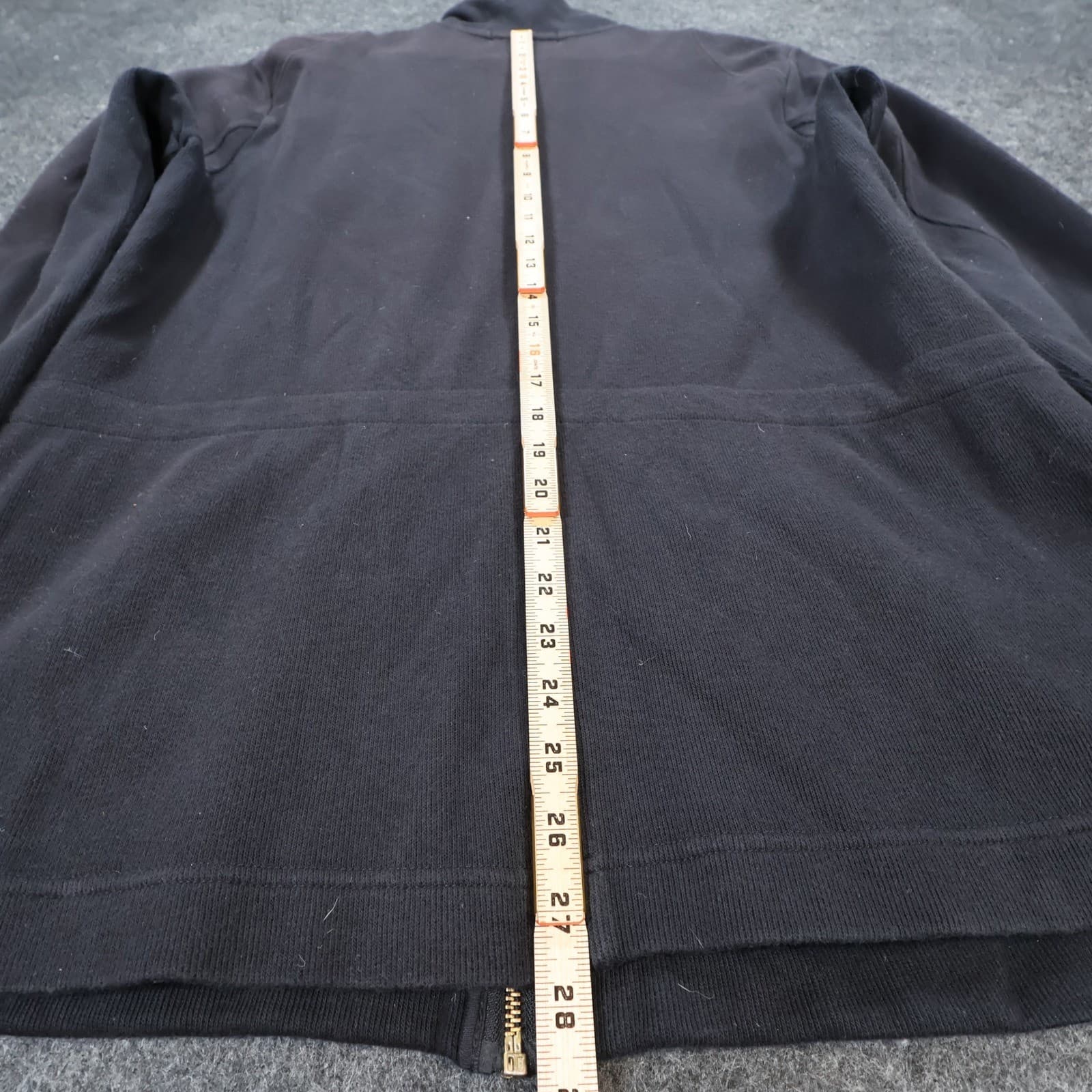 Lauren Ralph Lauren Jacket Womens XL Black Cotton Full Zip Utility Field Coat - Thumbnail 6