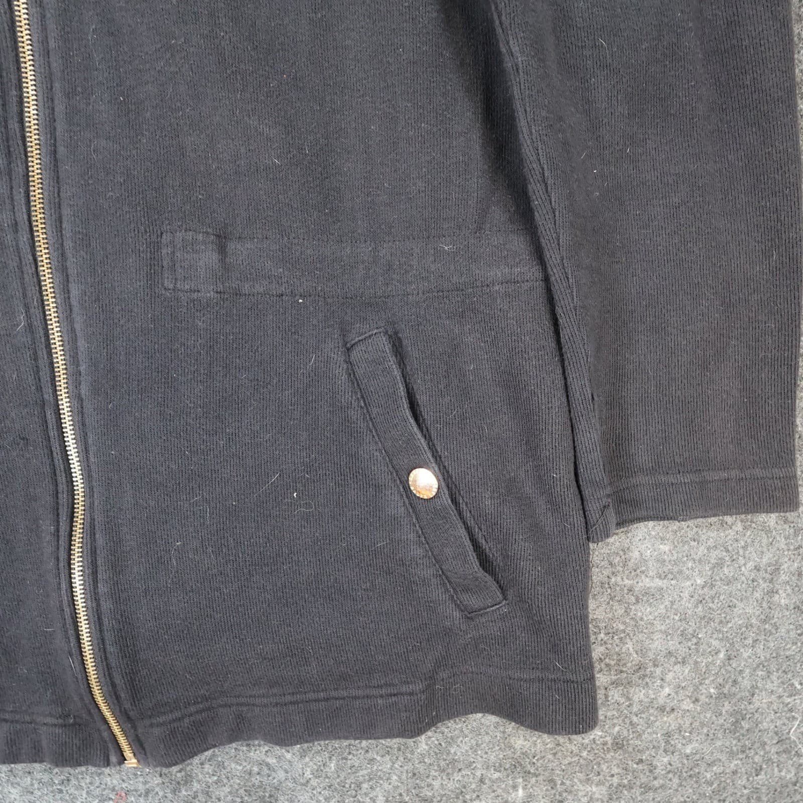 Lauren Ralph Lauren Jacket Womens XL Black Cotton Full Zip Utility Field Coat - Thumbnail 10
