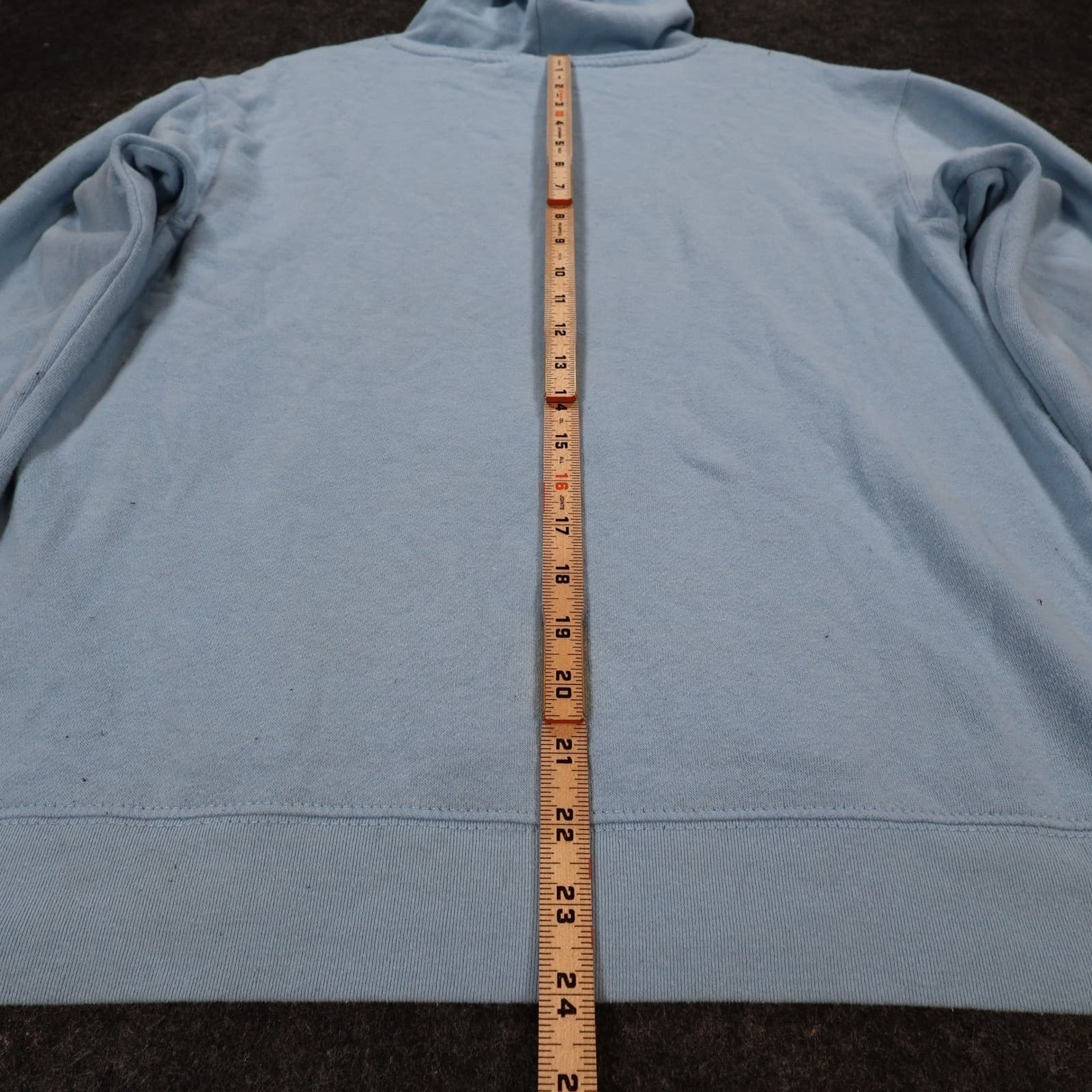 Pink Floyd Hoodie Mens Large Light Blue Cotton Dark Side of the Moon Graphic - Thumbnail 5