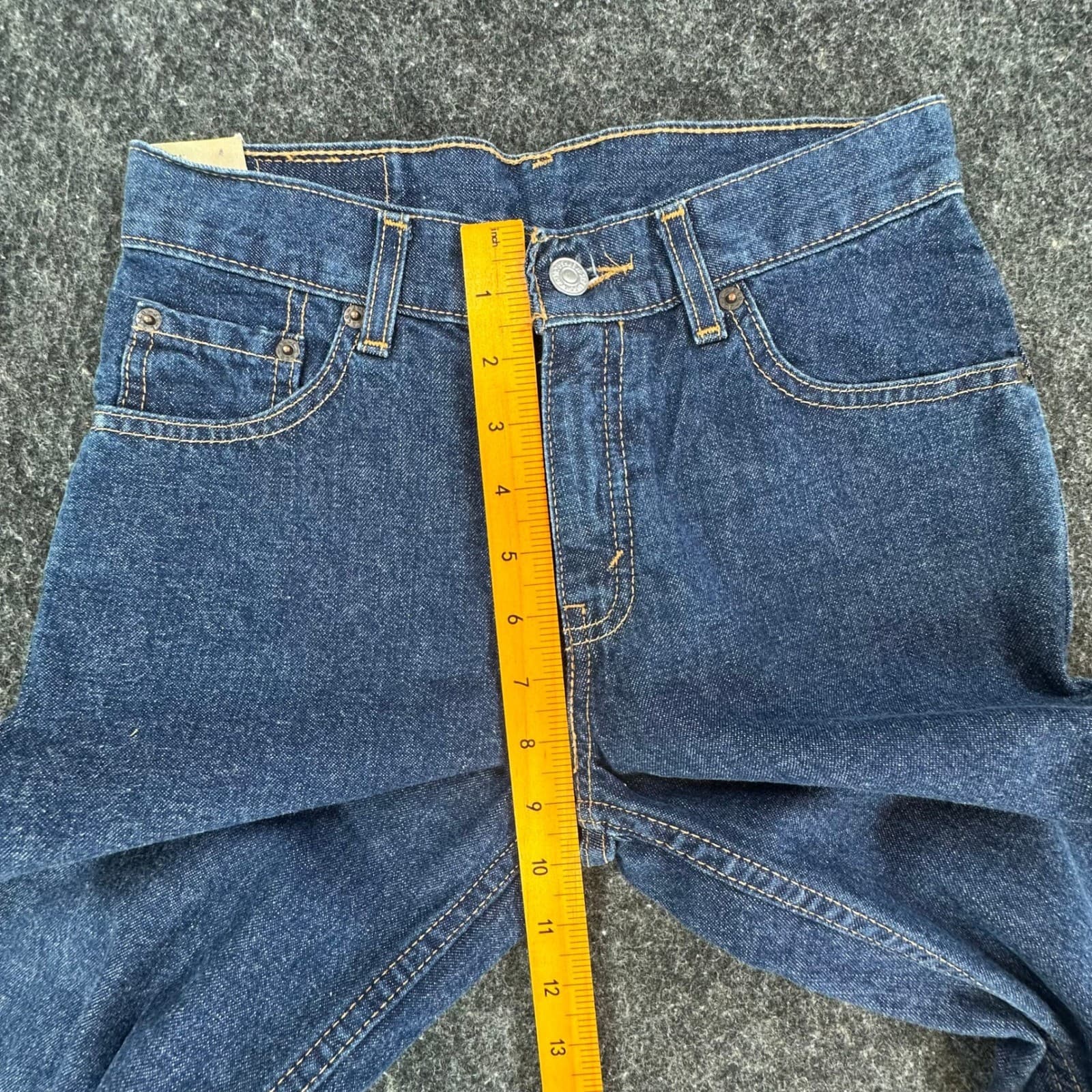 Levis 517 Flare Jeans Girls 12 Blue Cotton Regular Fit Y2K New Old Stock - Thumbnail 5