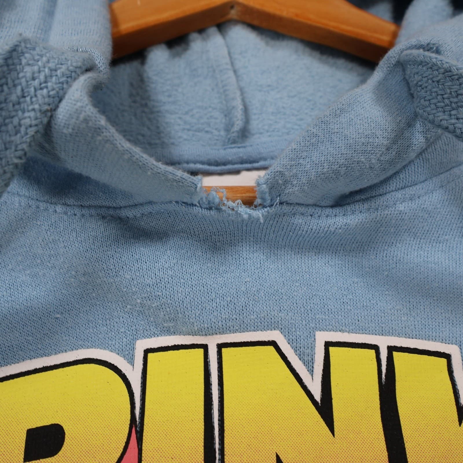 Pink Floyd Hoodie Mens Large Light Blue Cotton Dark Side of the Moon Graphic - Thumbnail 10