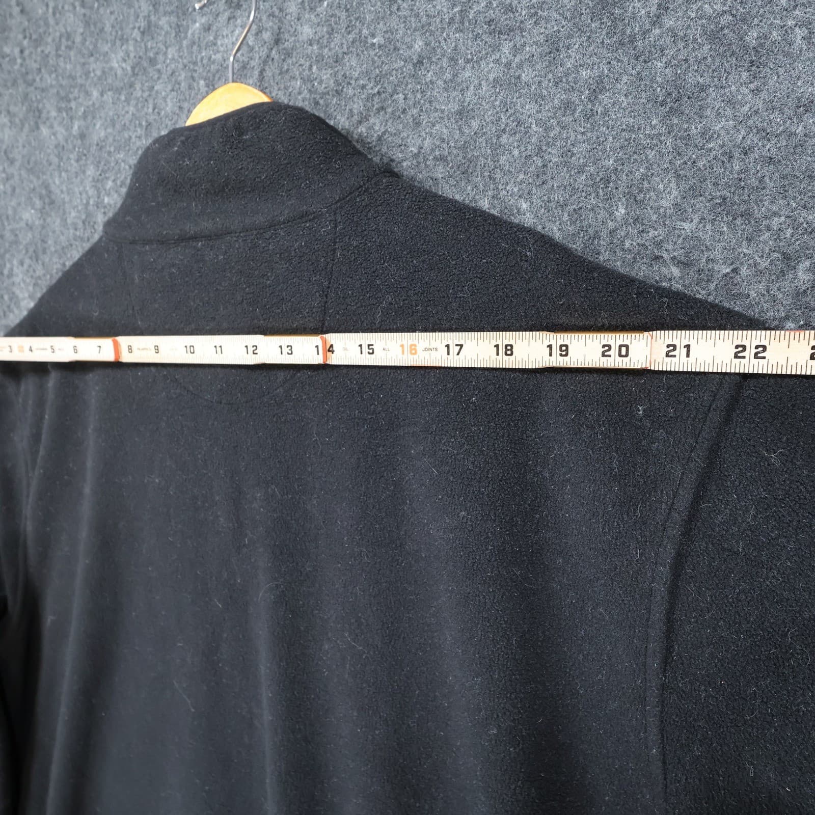 Champion Fleece Pullover Mens XLT Black Polyester Snap Neck Athletic Sweatshirt - Thumbnail 6