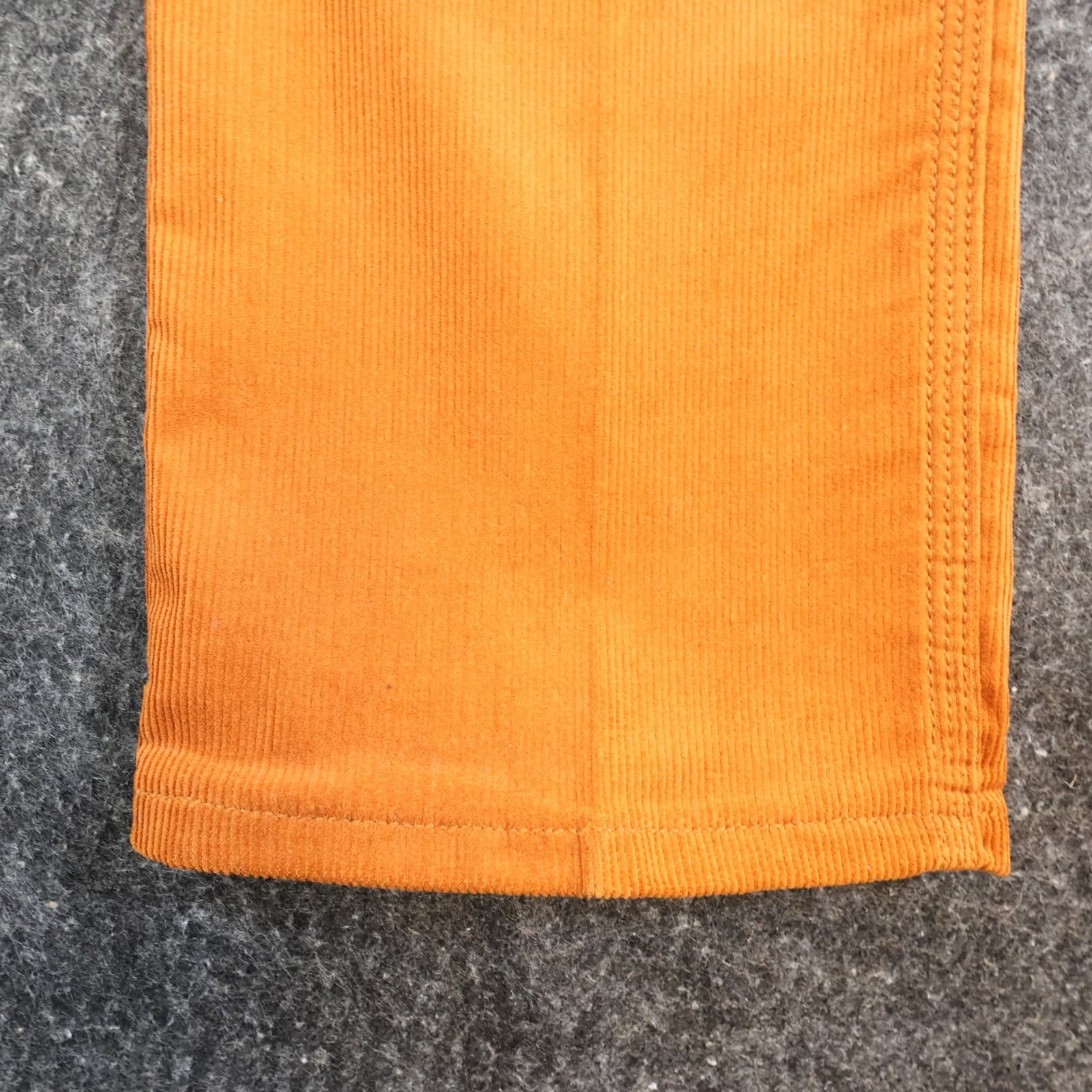 Maverick Corduroy Pants Juniors Size 7 Orange Vintage 80s New Old Stock NOS USA - Thumbnail 15