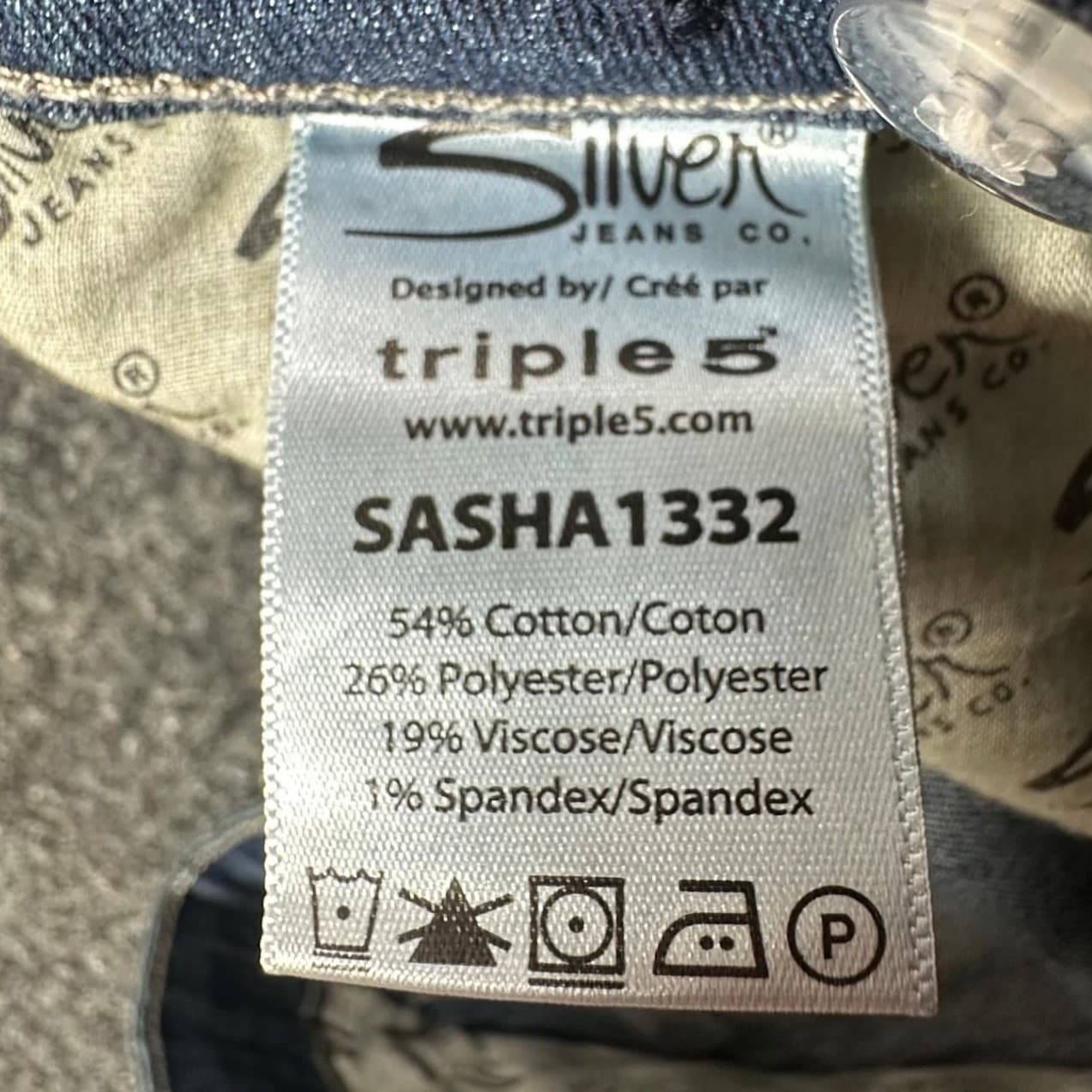 Silver Jeans Co Sasha Skinny Jeans Girls 16 Blue Eco Friendly Recycled Denim - Thumbnail 8