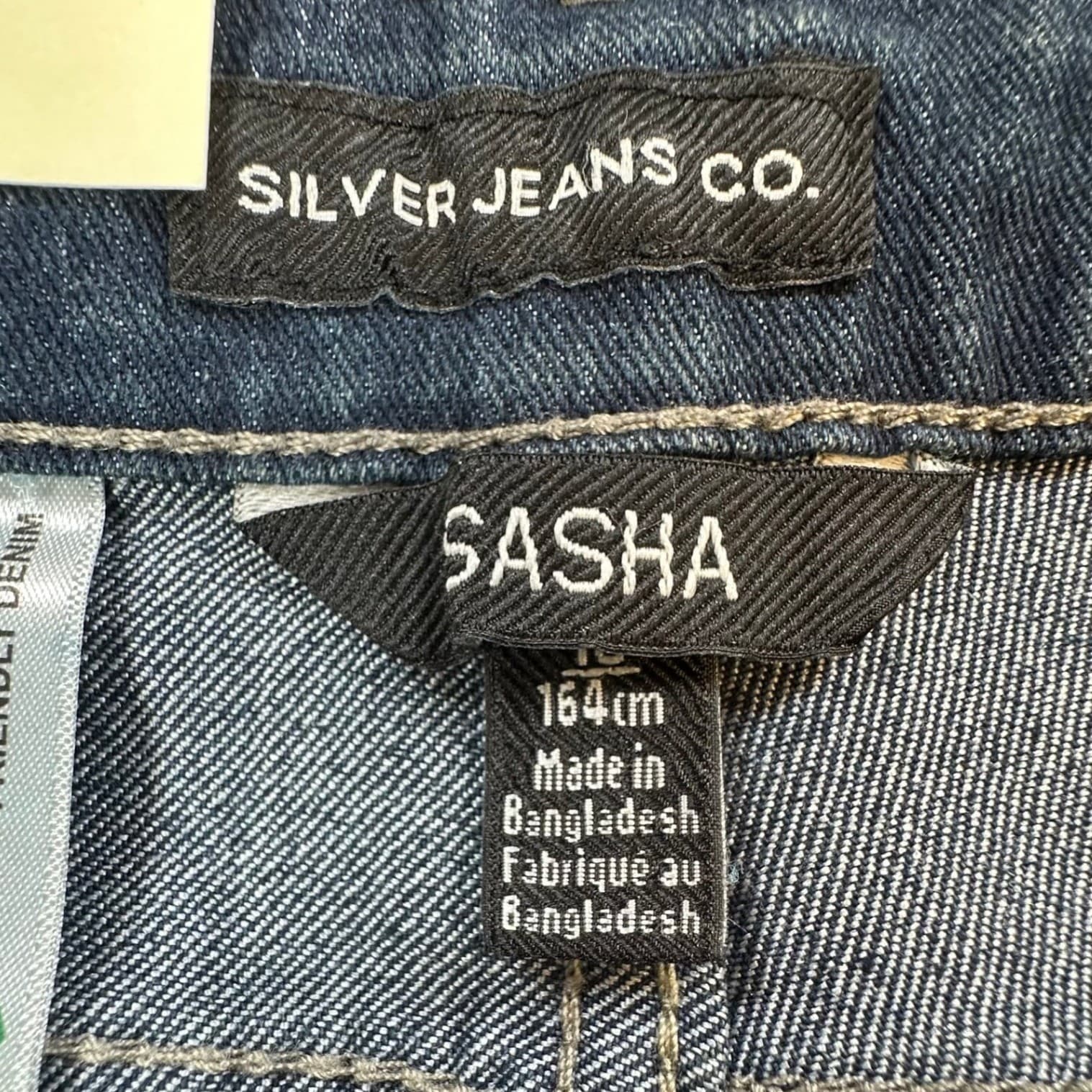 Silver Jeans Co Sasha Skinny Jeans Girls 16 Blue Eco Friendly Recycled Denim - Thumbnail 9