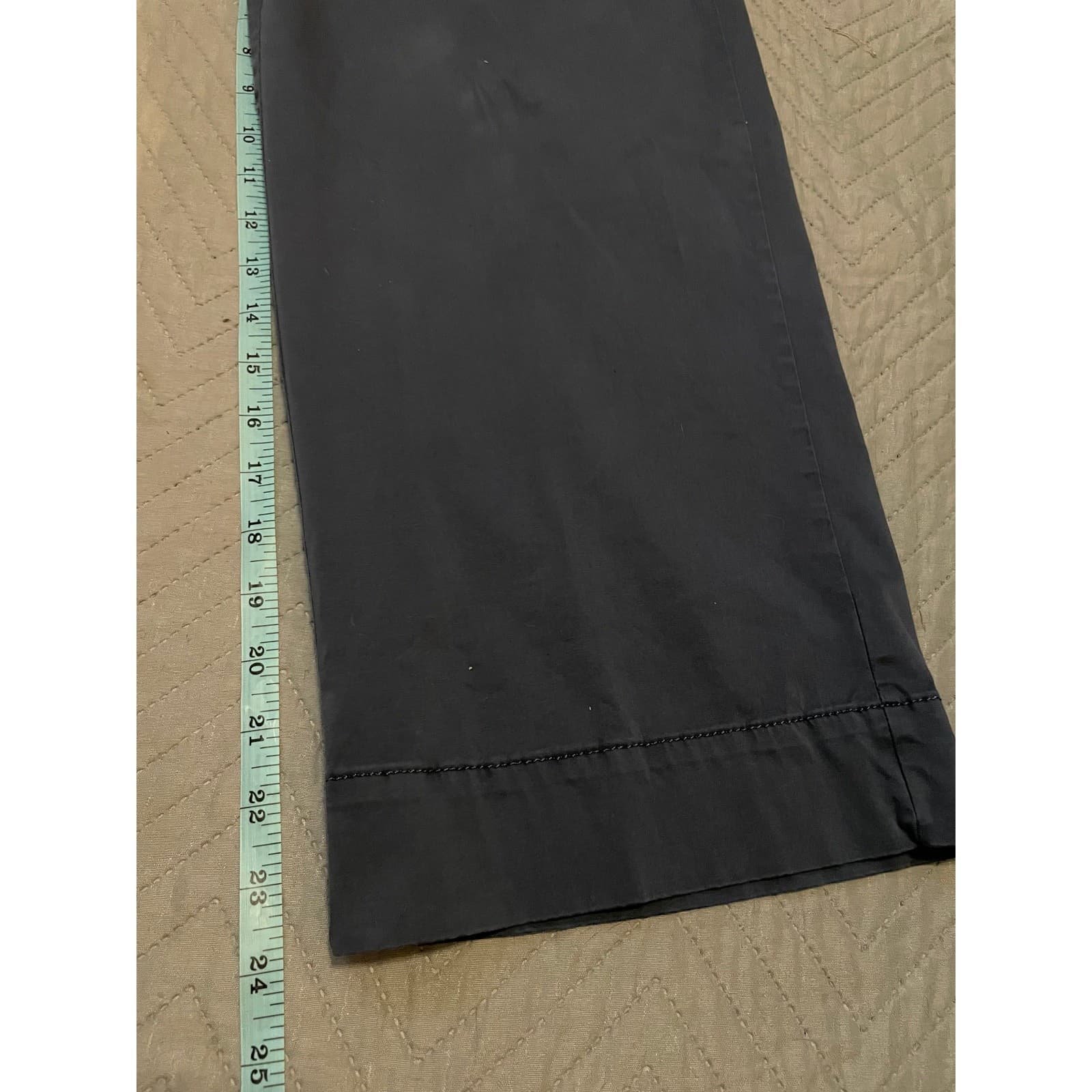 Elizabeth and James Women's Size 12 Cropped Dark Gray Dress Pants - Thumbnail 7
