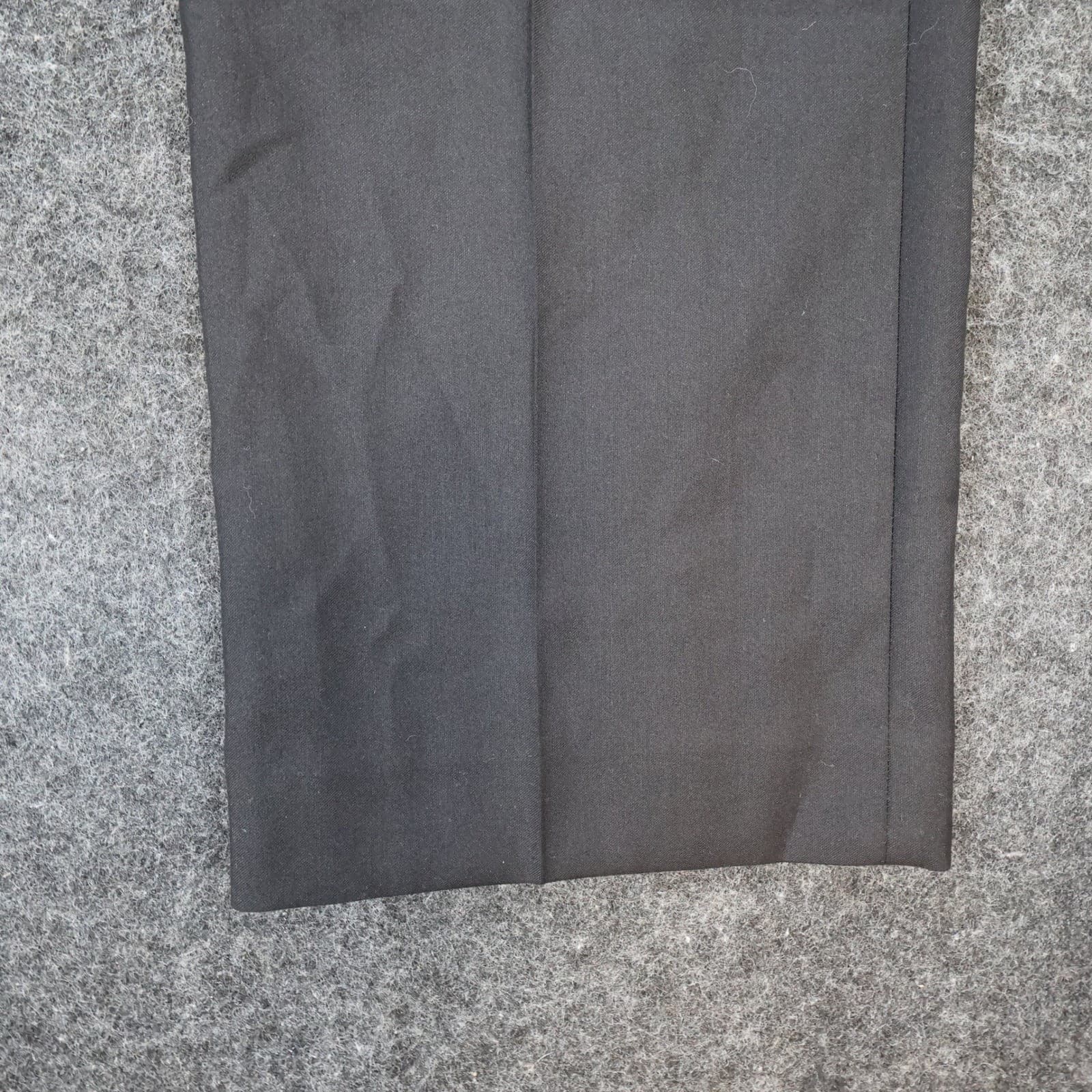 Perry Ellis Portfolio Dress Pants Mens 38x34 Black Poly Rayon Flat Front Slacks - Thumbnail 13