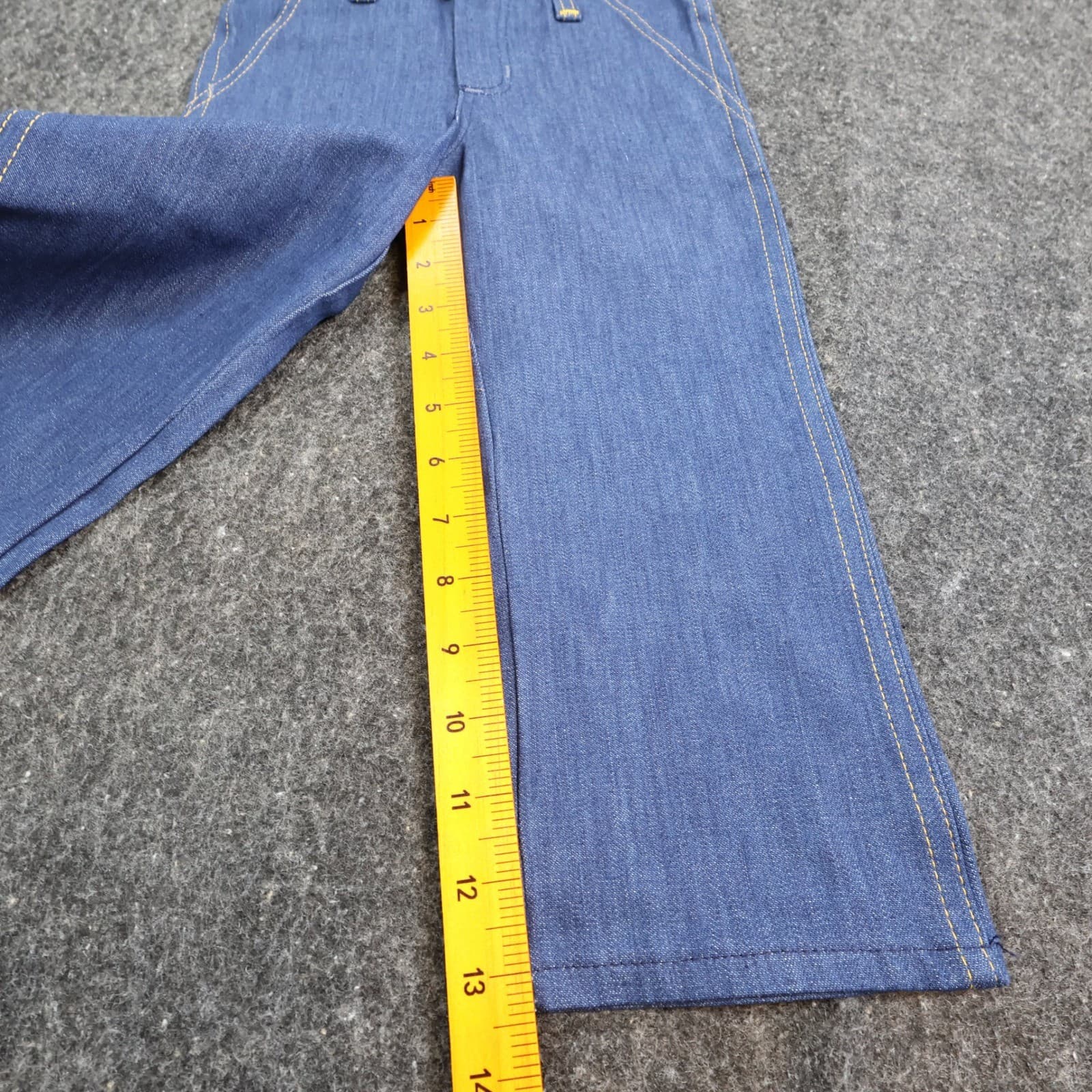 Maverick Jeans Boys 4 Regular Blue Denim Vintage 70s 80s Hot Air Balloon NOS - Thumbnail 5