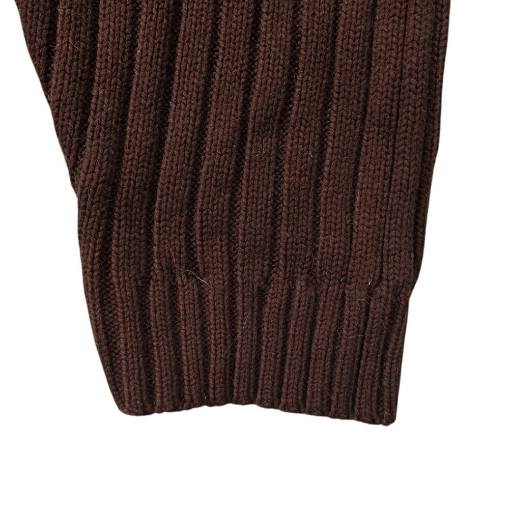 Southpole Ribbed Knit Sweater Mens Large Brown Excellent Striped Y2K Streetwear - Thumbnail 4