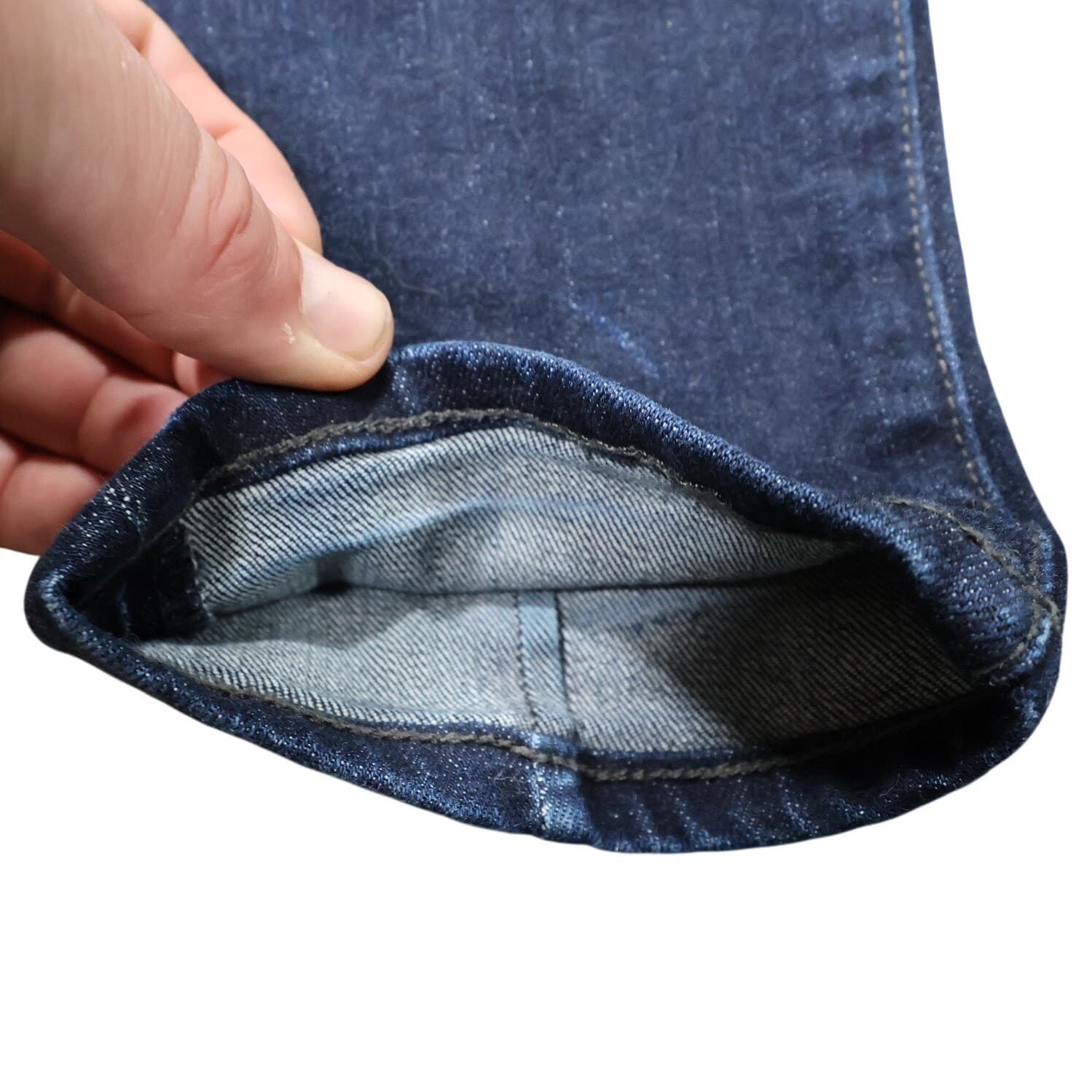 Neuw Lou Slim Mens 32x32 Dark Blue Excellent Slim Fit Button Fly Jeans - Thumbnail 6