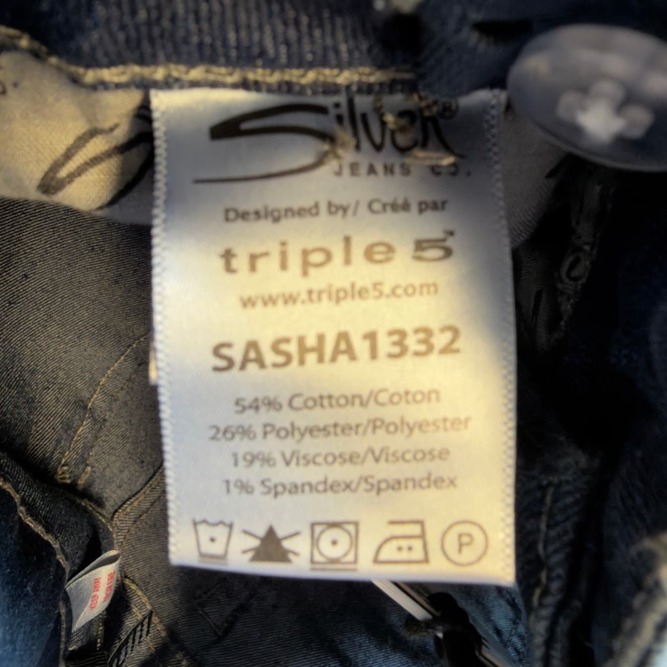Silver Jeans Co Suki Skinny Jeans Girls 8 Dark Wash Blue Recycled Denim New - Thumbnail 9