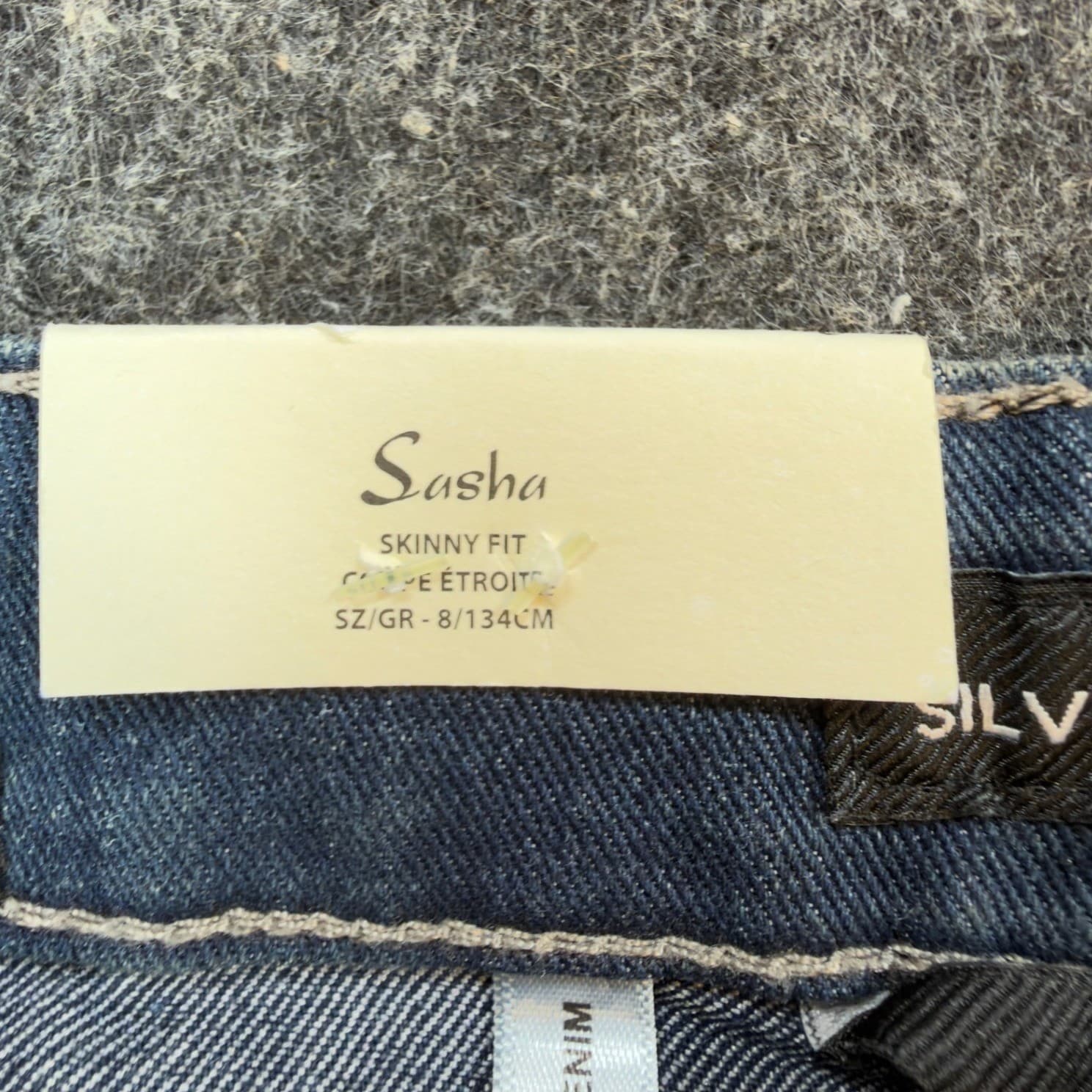 Silver Jeans Co Suki Skinny Jeans Girls 8 Dark Wash Blue Recycled Denim New - Thumbnail 16