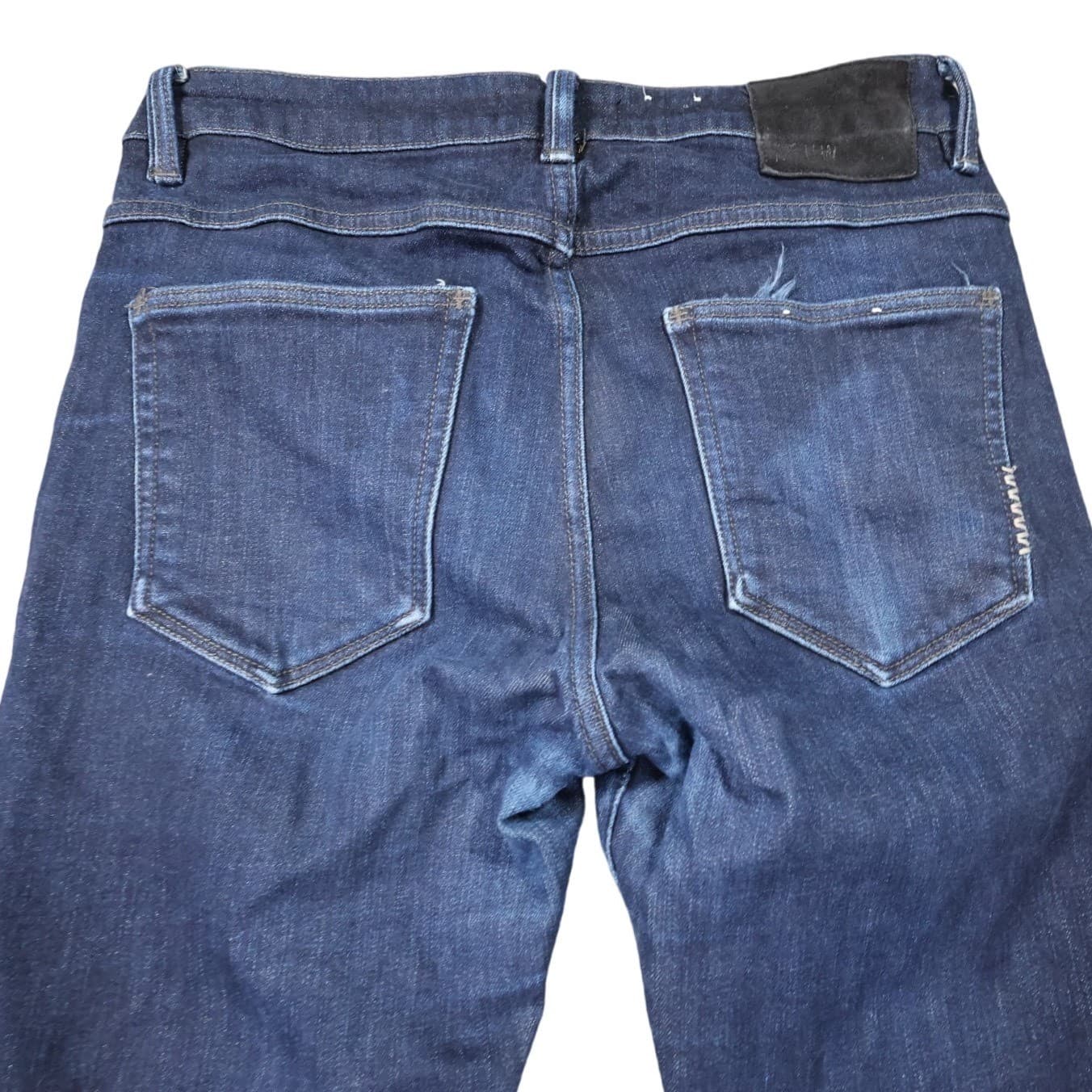 Neuw Lou Slim Mens 32x32 Dark Blue Excellent Slim Fit Button Fly Jeans - Thumbnail 4
