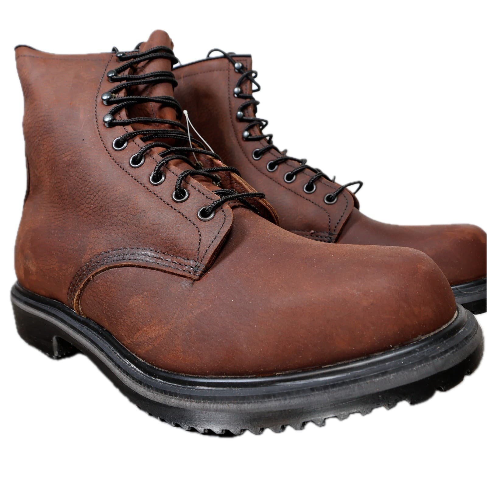 Red Wing 1210 Work Boots Mens 11 E3 Brown Leather 8" SuperSole Insulated USA - Thumbnail 11