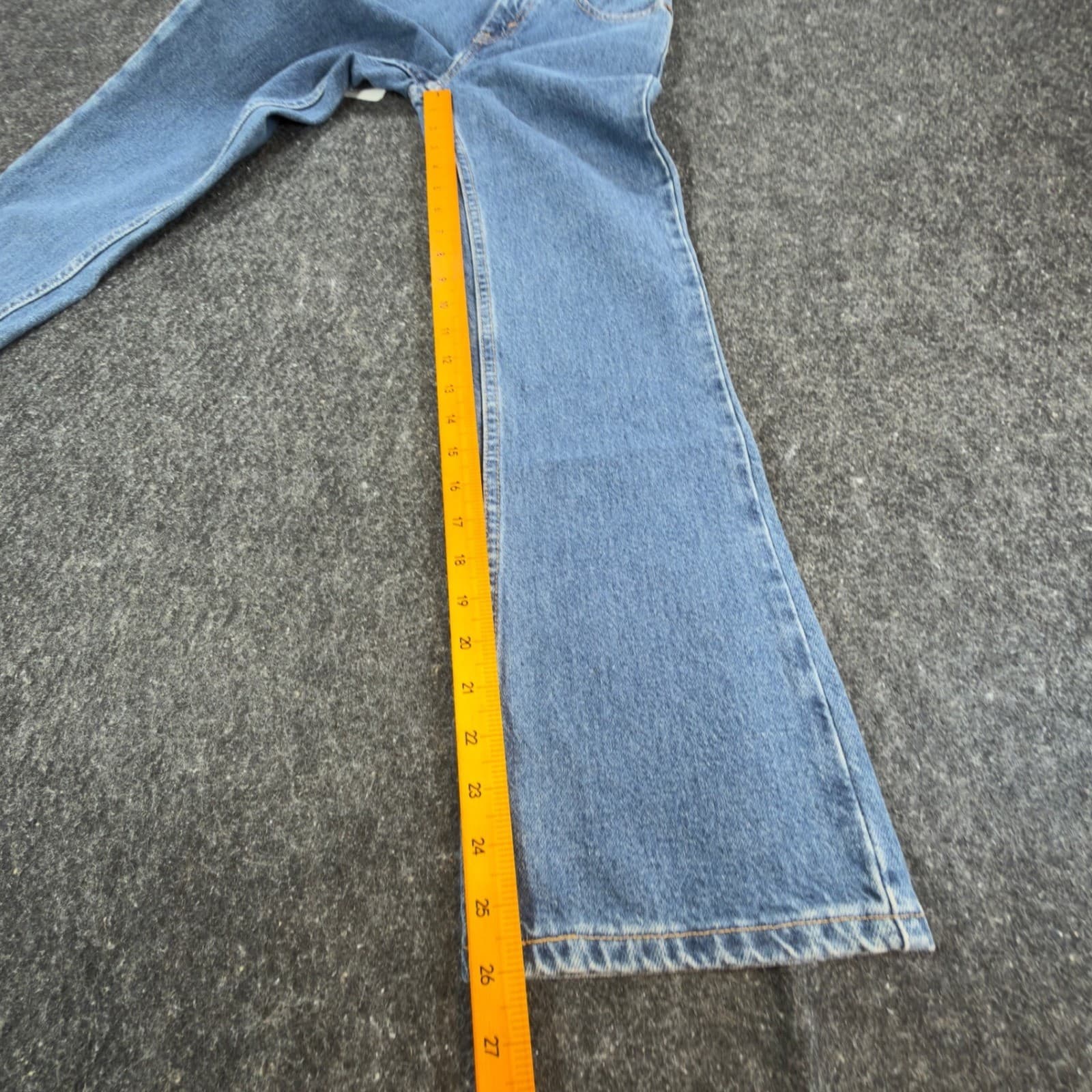 Levi's 517 Flare Jeans Girls 10 Slim Blue Cotton Slim Fit Vintage Y2K New - Thumbnail 4