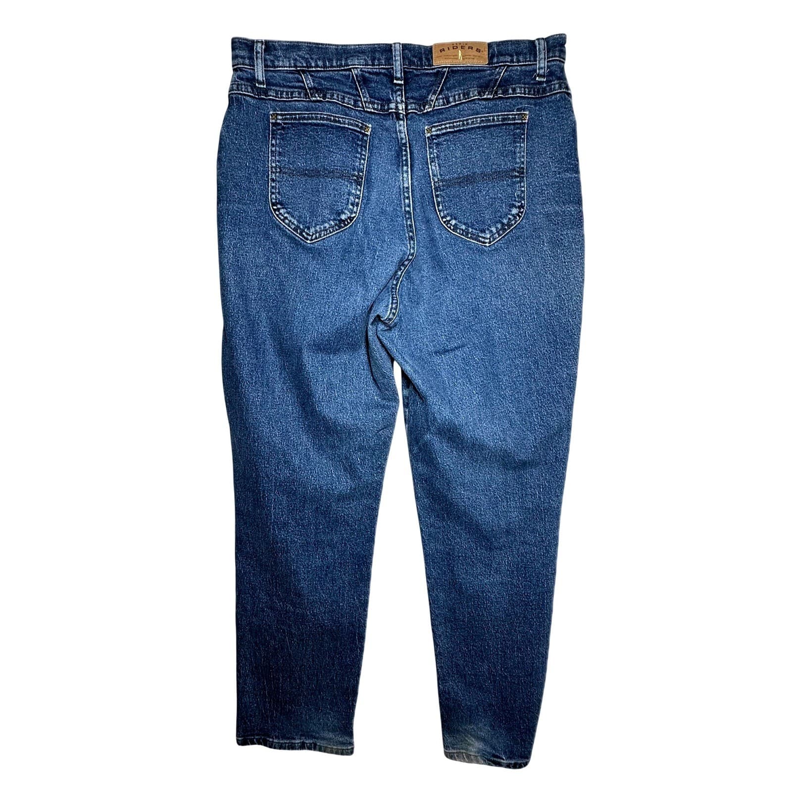 Riders by Lee Women's Mid Rise Straight Leg Jeans Medium Wash Size 16M - Thumbnail 2