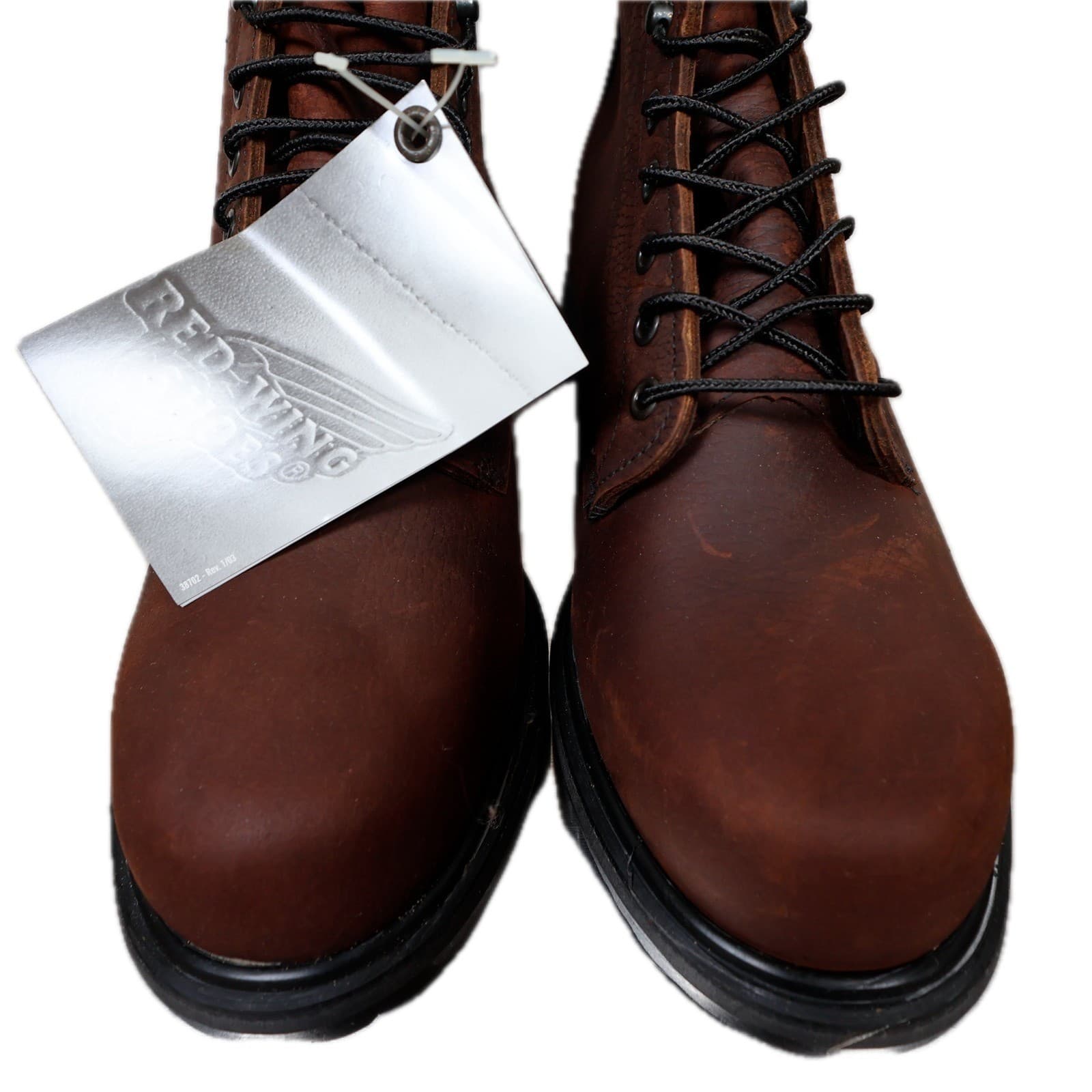 Red Wing 1210 Work Boots Mens 11 E3 Brown Leather 8" SuperSole Insulated USA - Thumbnail 14