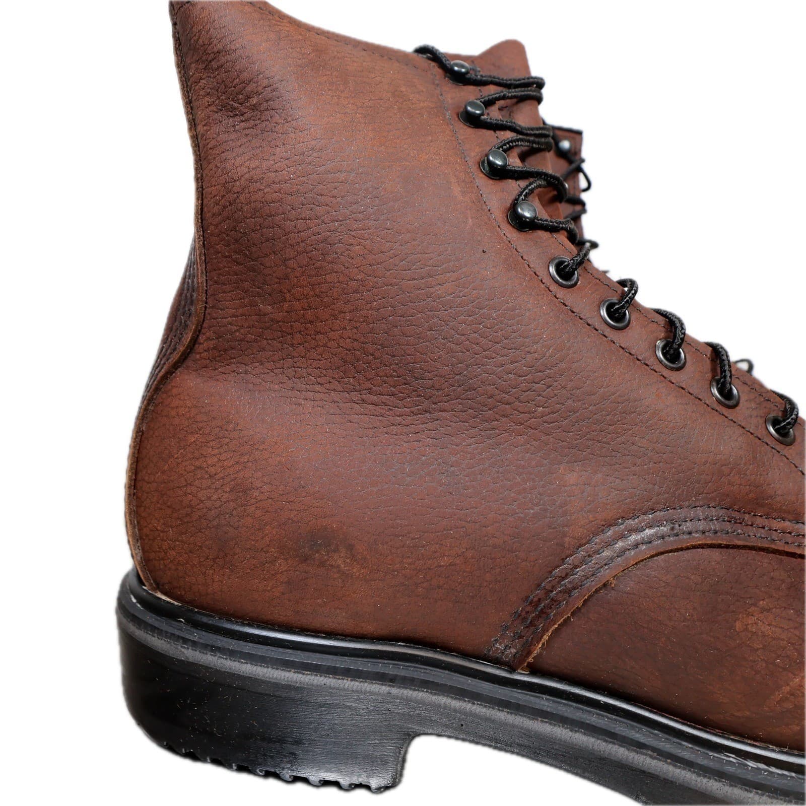 Red Wing 1210 Work Boots Mens 11 E3 Brown Leather 8" SuperSole Insulated USA - Thumbnail 12