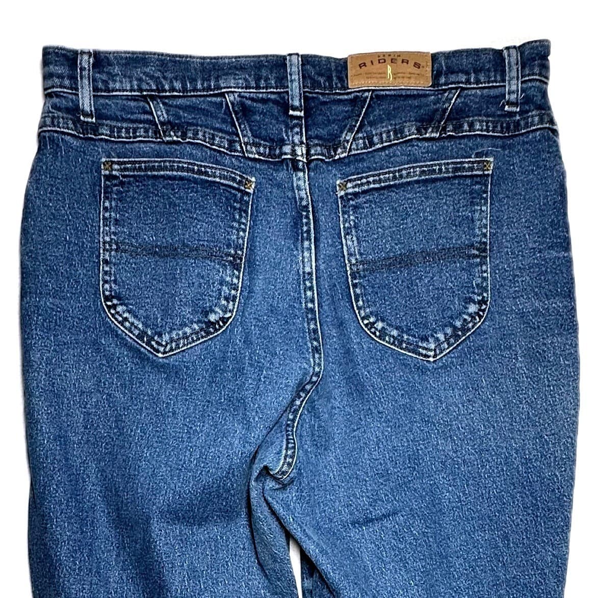 Riders by Lee Women's Mid Rise Straight Leg Jeans Medium Wash Size 16M - Thumbnail 4